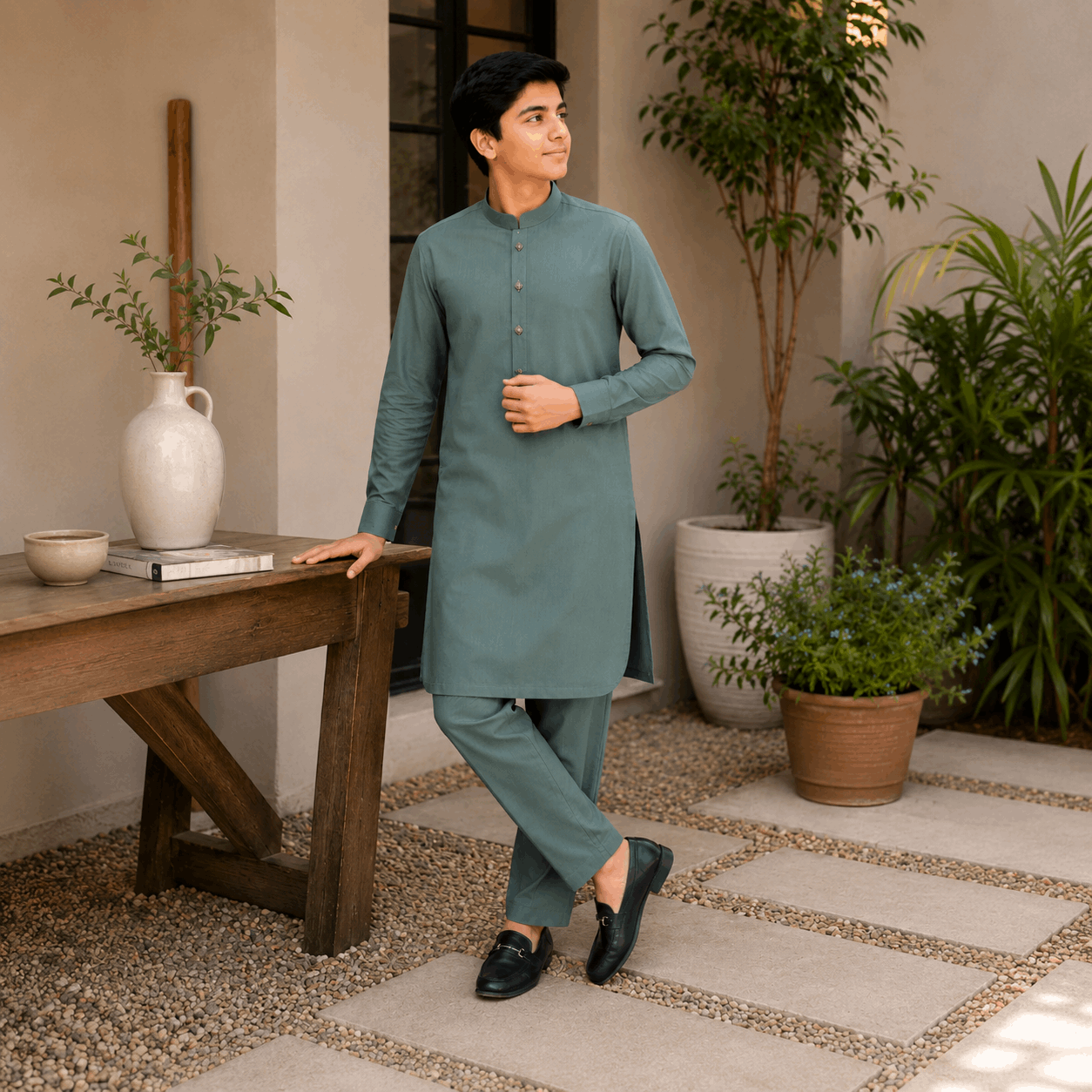 Mint Green Premium Kurta Pajama/Shalwar