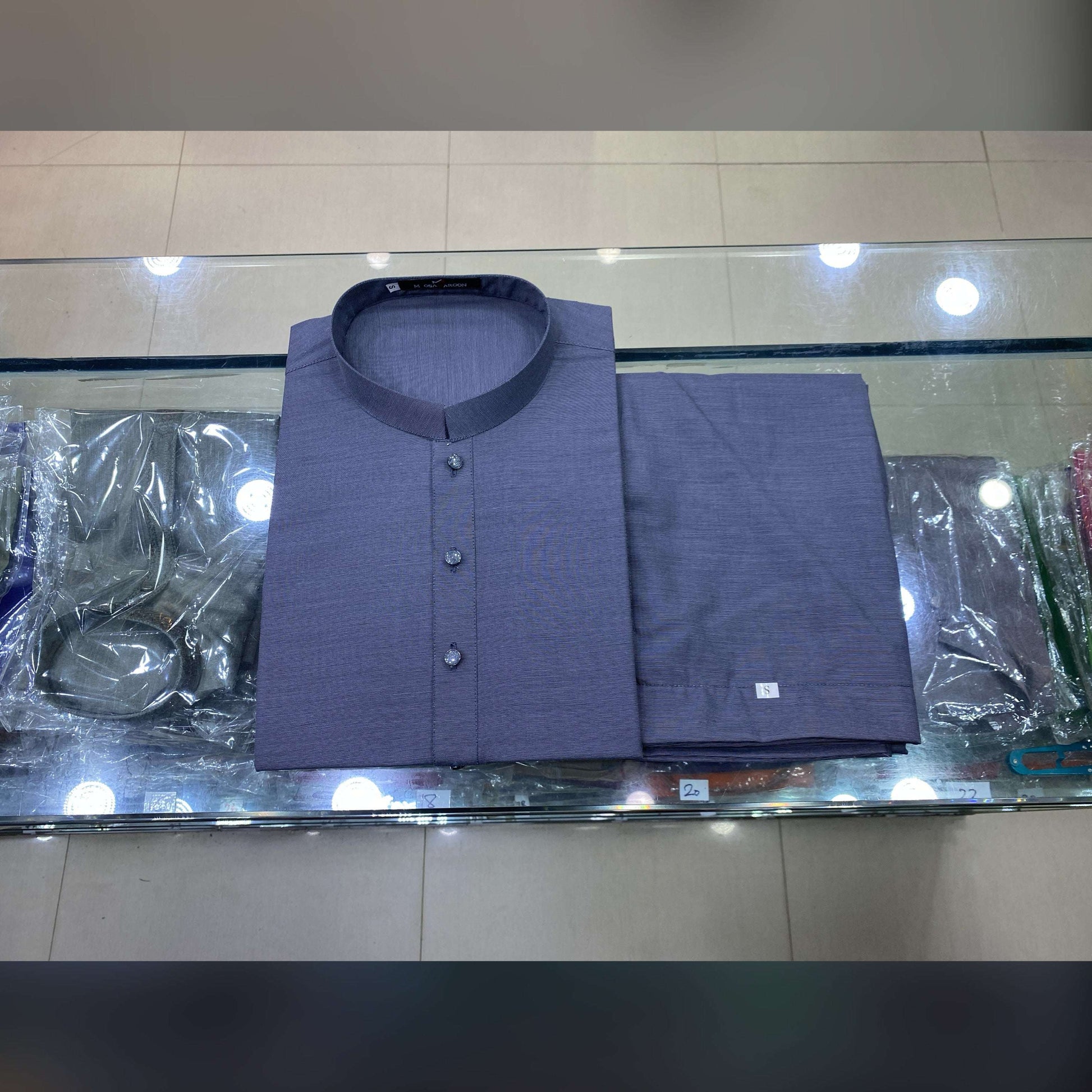 Steel Grey Premium Kurta Pajama/Shalwar