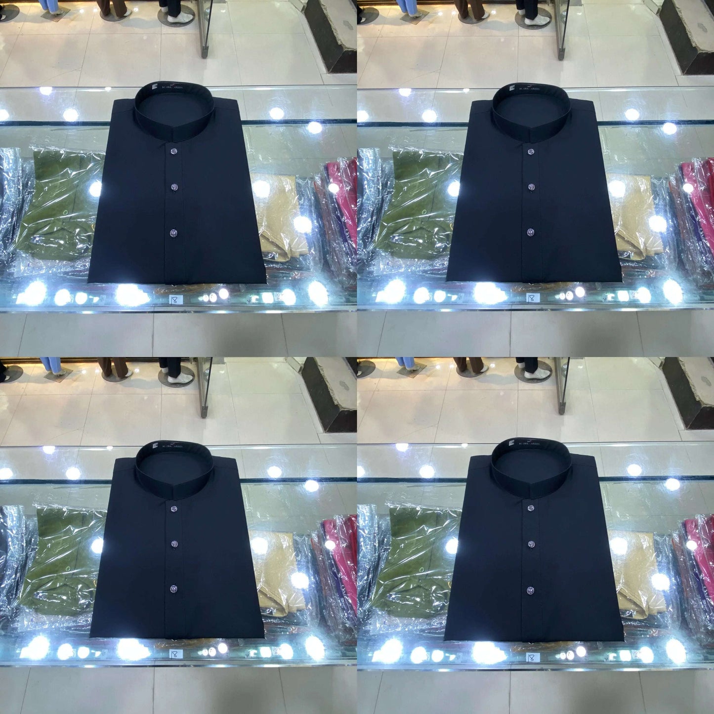 Premium Jet Black Kurta Pajama / Shalwar Kameez