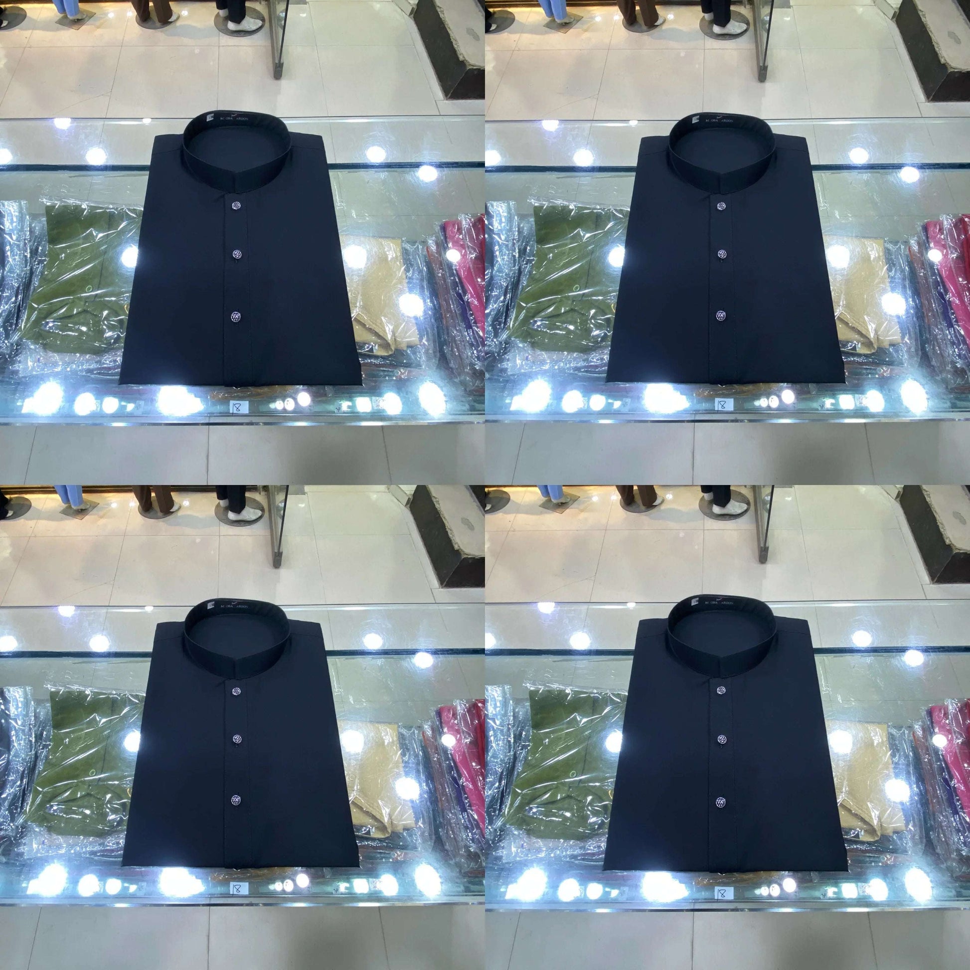 Premium Jet Black Kurta Pajama / Shalwar Kameez
