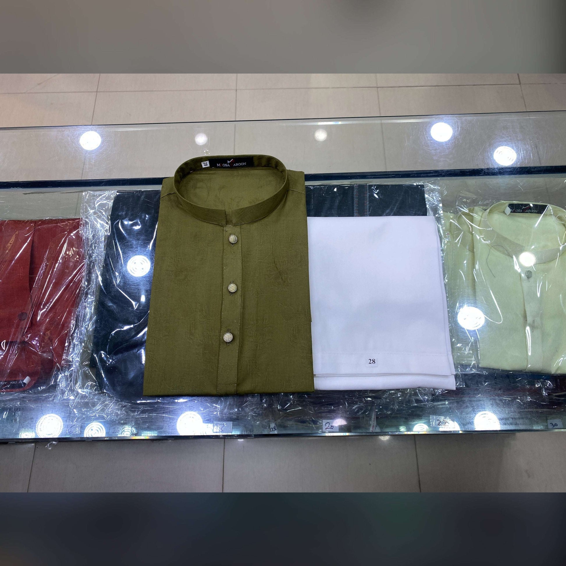 Olive Green Pure Cotton Kurta Pajama