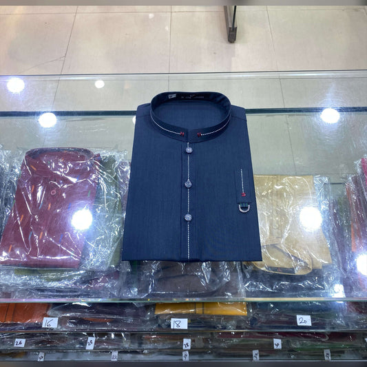 Midnight Blue Premium Kurta Pajama/Shalwar
