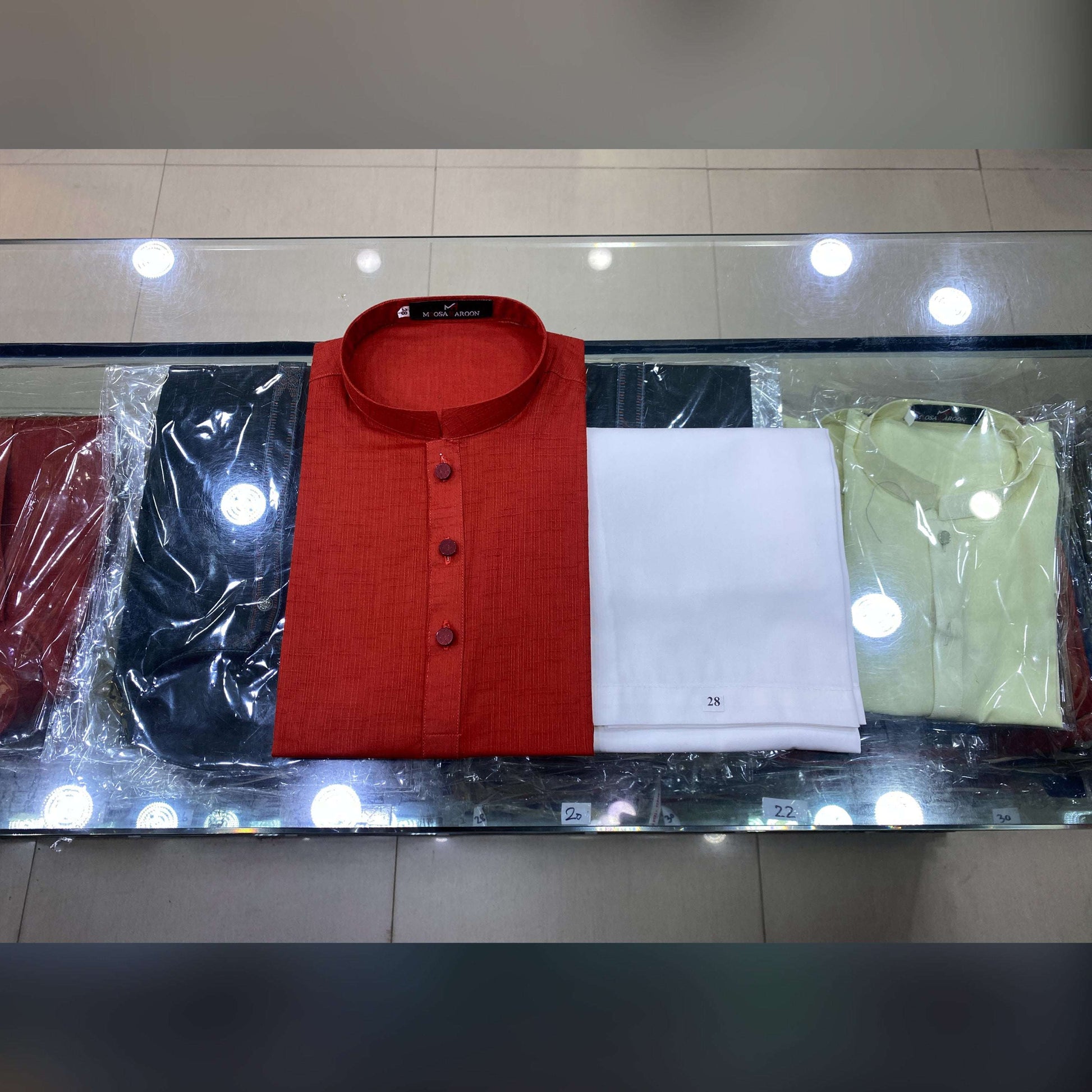 Rust Red Pure Cotton Kurta Pajama