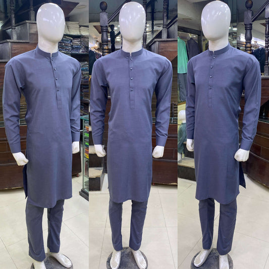 Steel Grey Premium Kurta Pajama/Shalwar