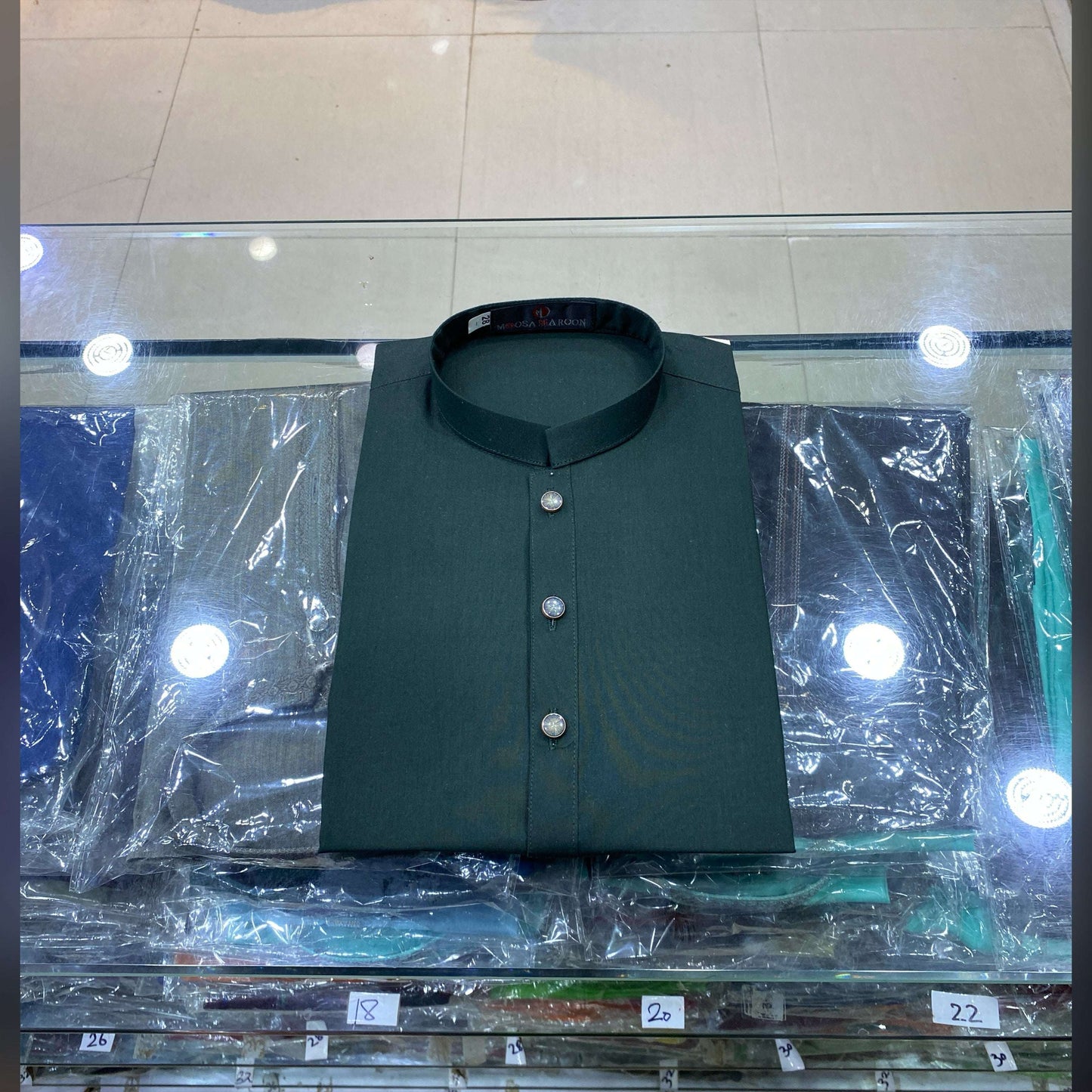 Dark Bottle Green Premium Kurta Pajama/Shalwar