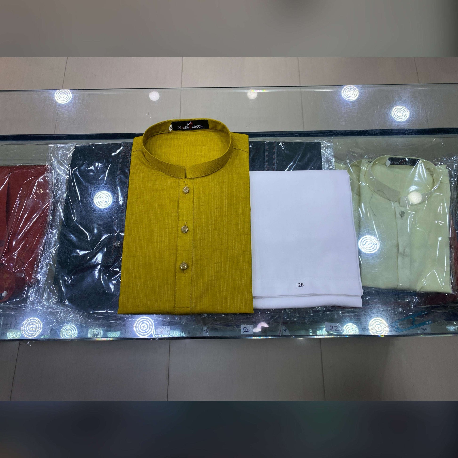 Mustard Gold Pure Cotton Kurta Pajama