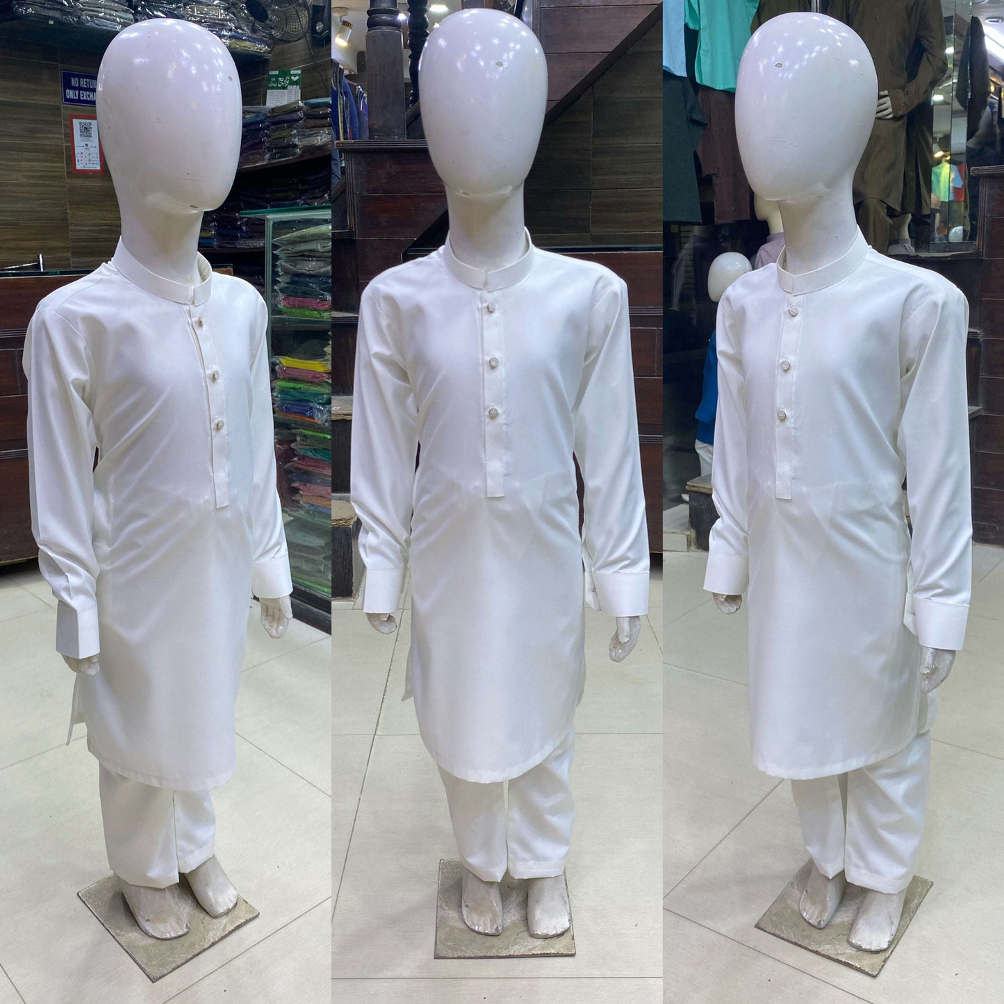 Milky White Premium Kurta Pajama/Shalwar
