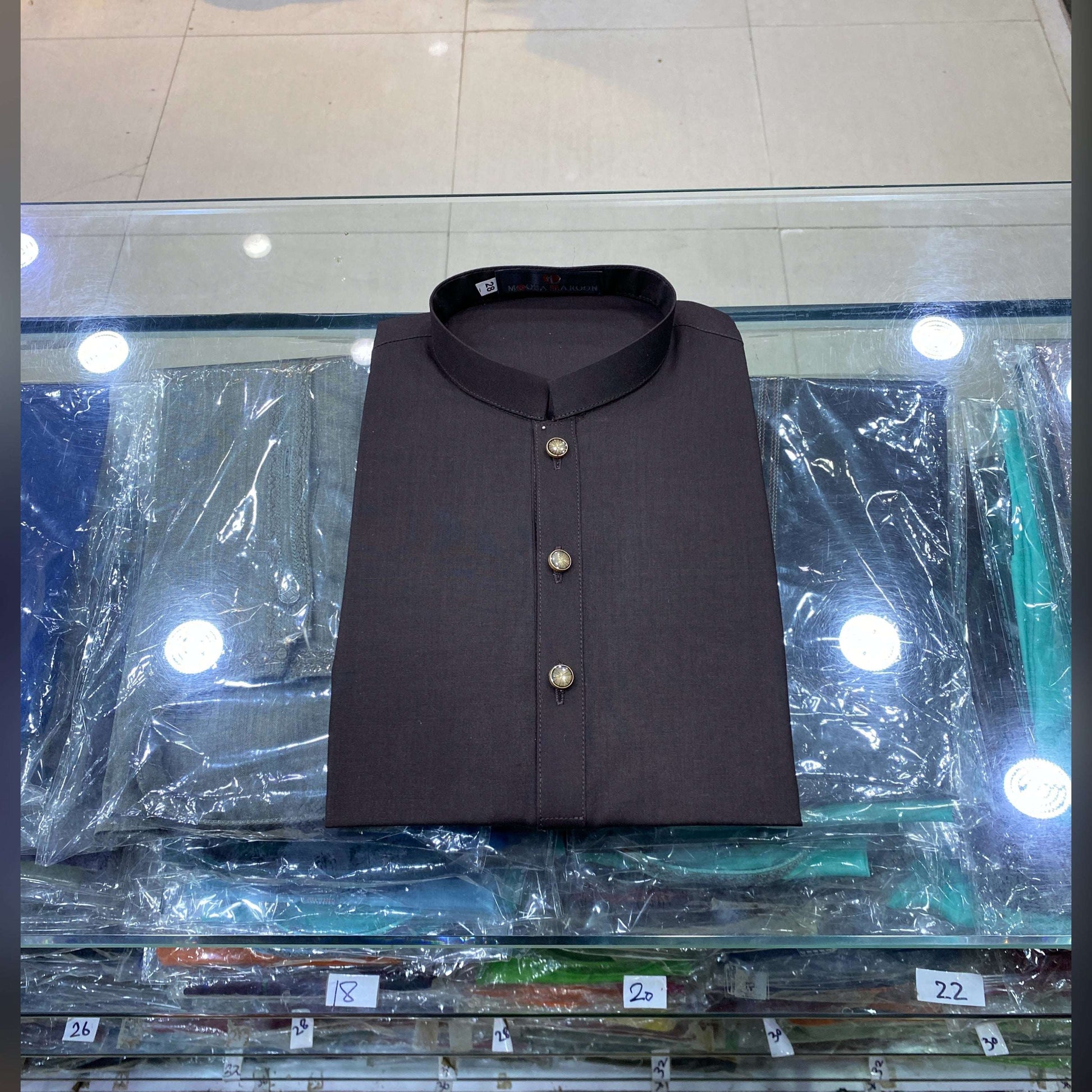 Dark Chocolate Brown Premium Kurta Pajama/Shalwar