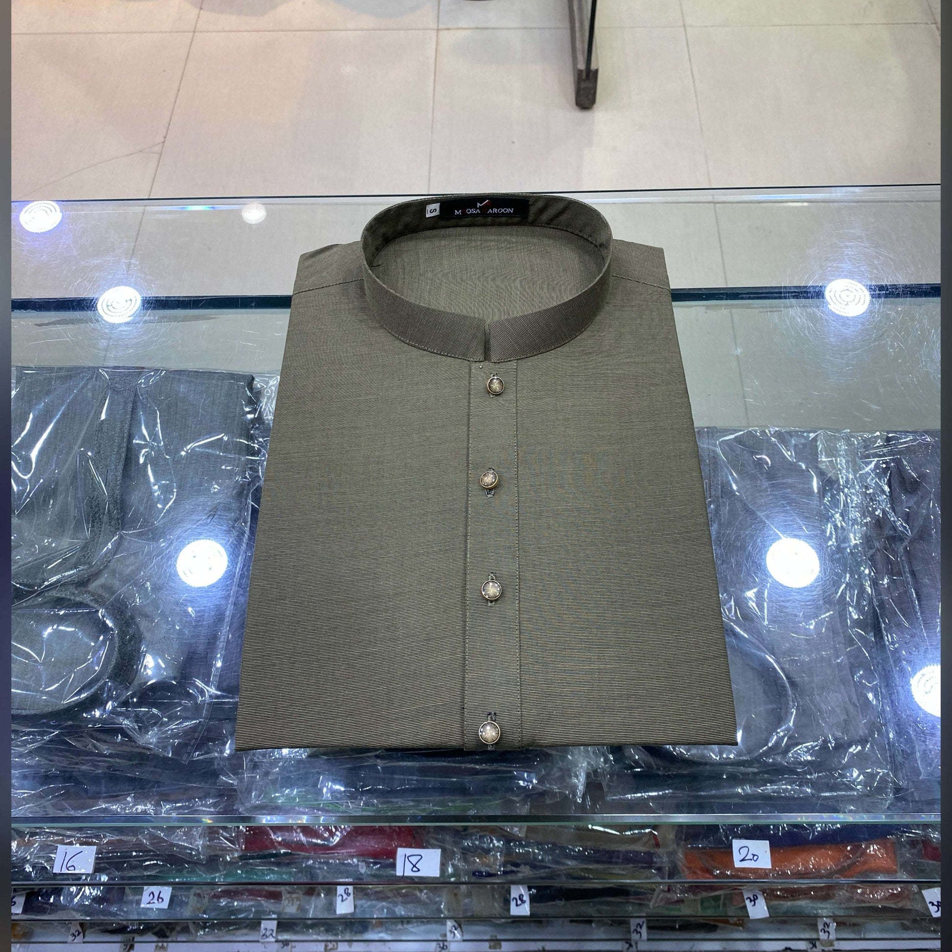 Olive Green Premium Kurta Pajama/Shalwar