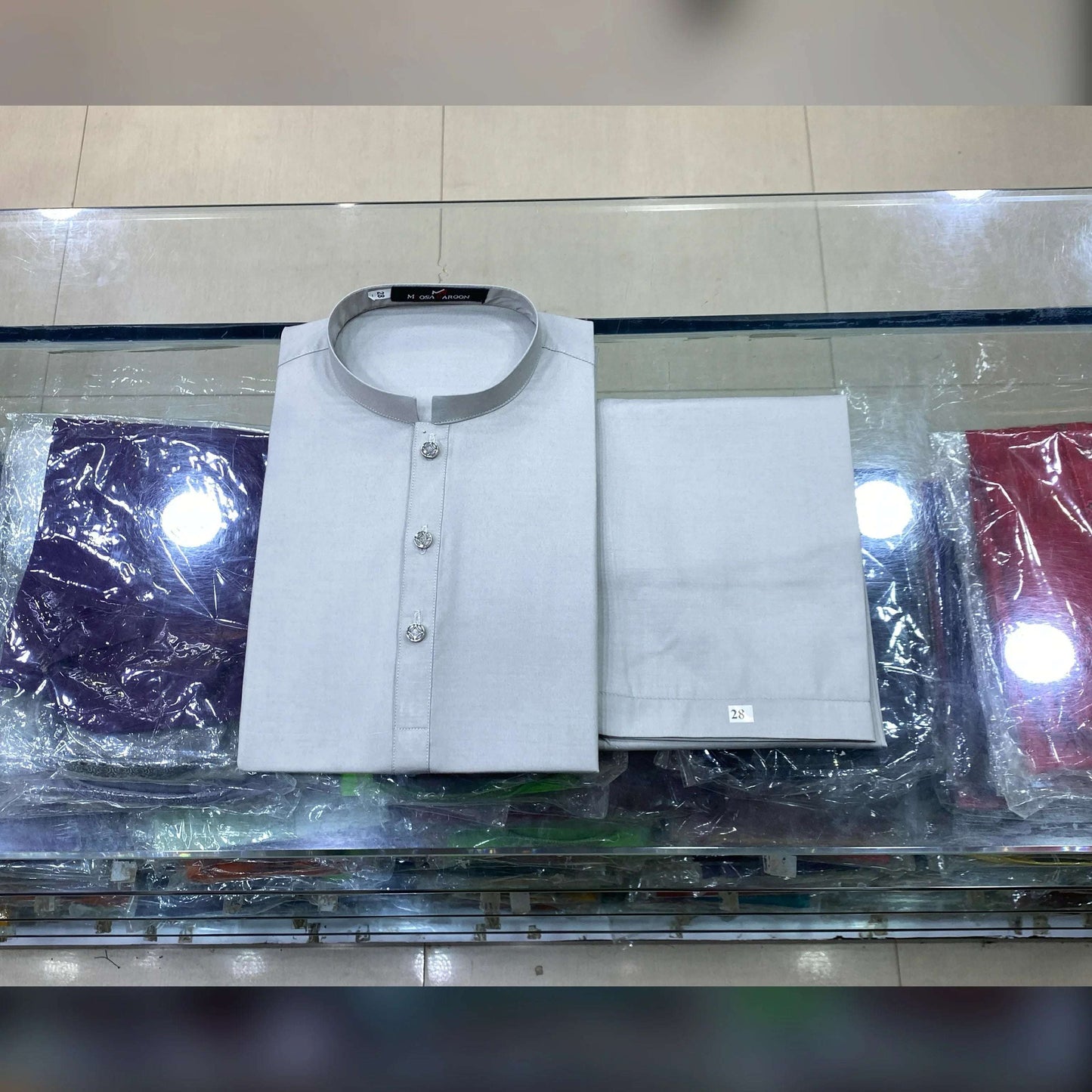 Ash Grey Premium Kurta Pajama/Shalwar