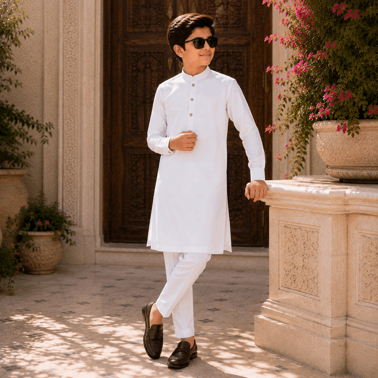Classic White Premium Kurta Pajama/Shalwar