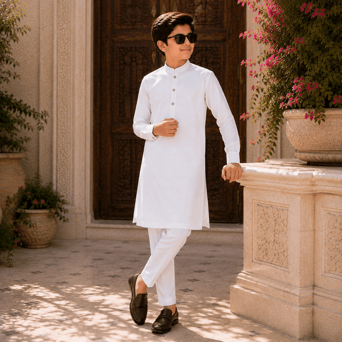 Classic White Premium Kurta Pajama/Shalwar