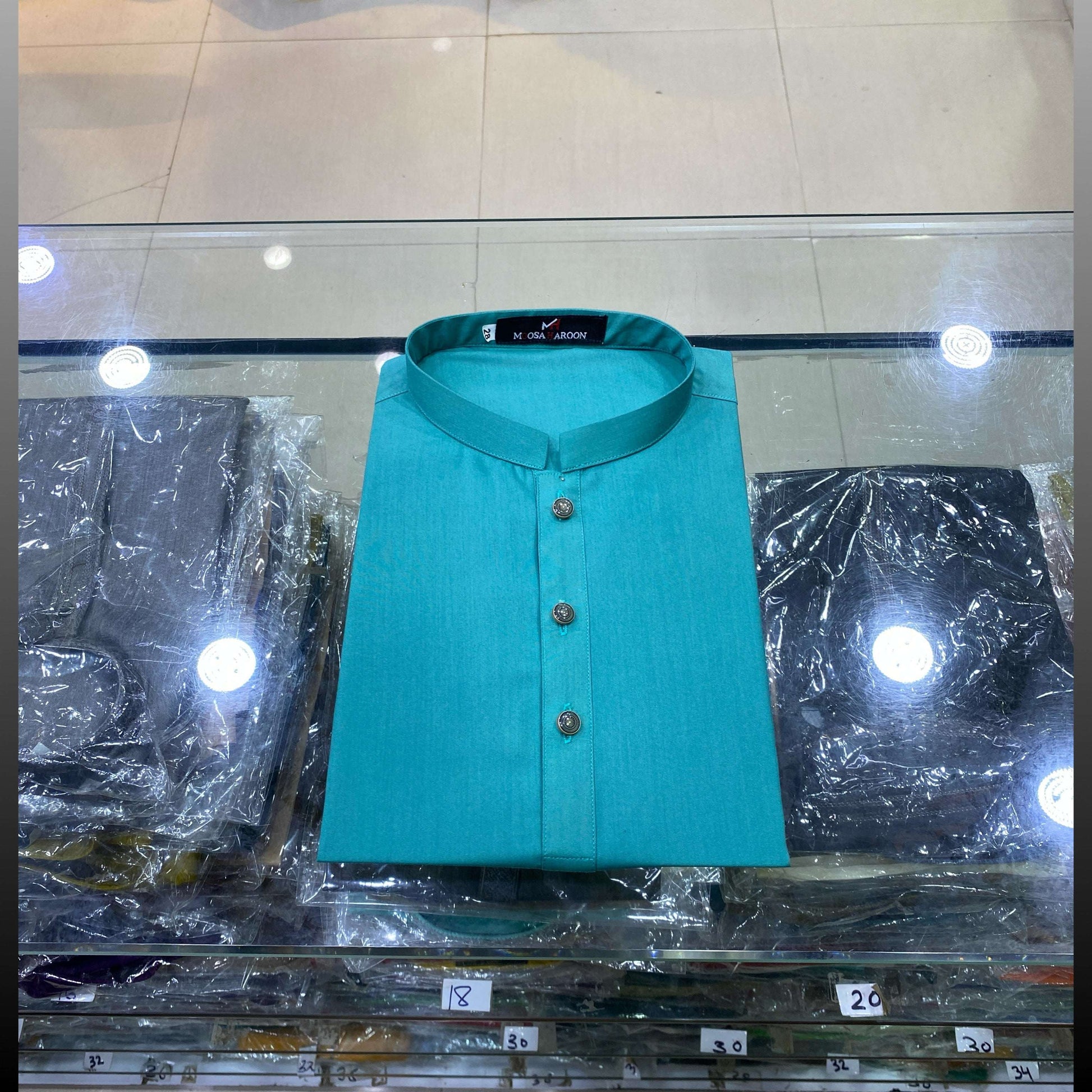 Turquoise Blue Premium Kurta Pajama/Shalwar