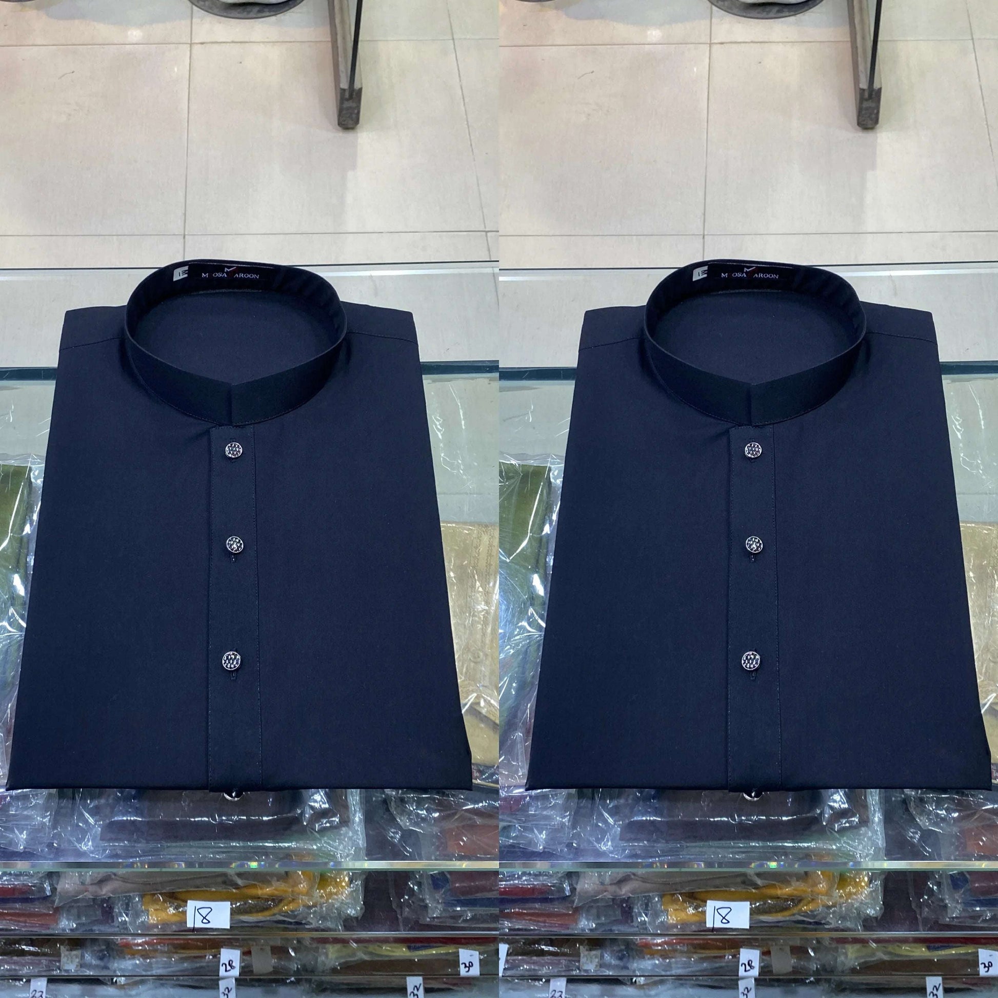 Premium Jet Black Kurta Pajama / Shalwar Kameez