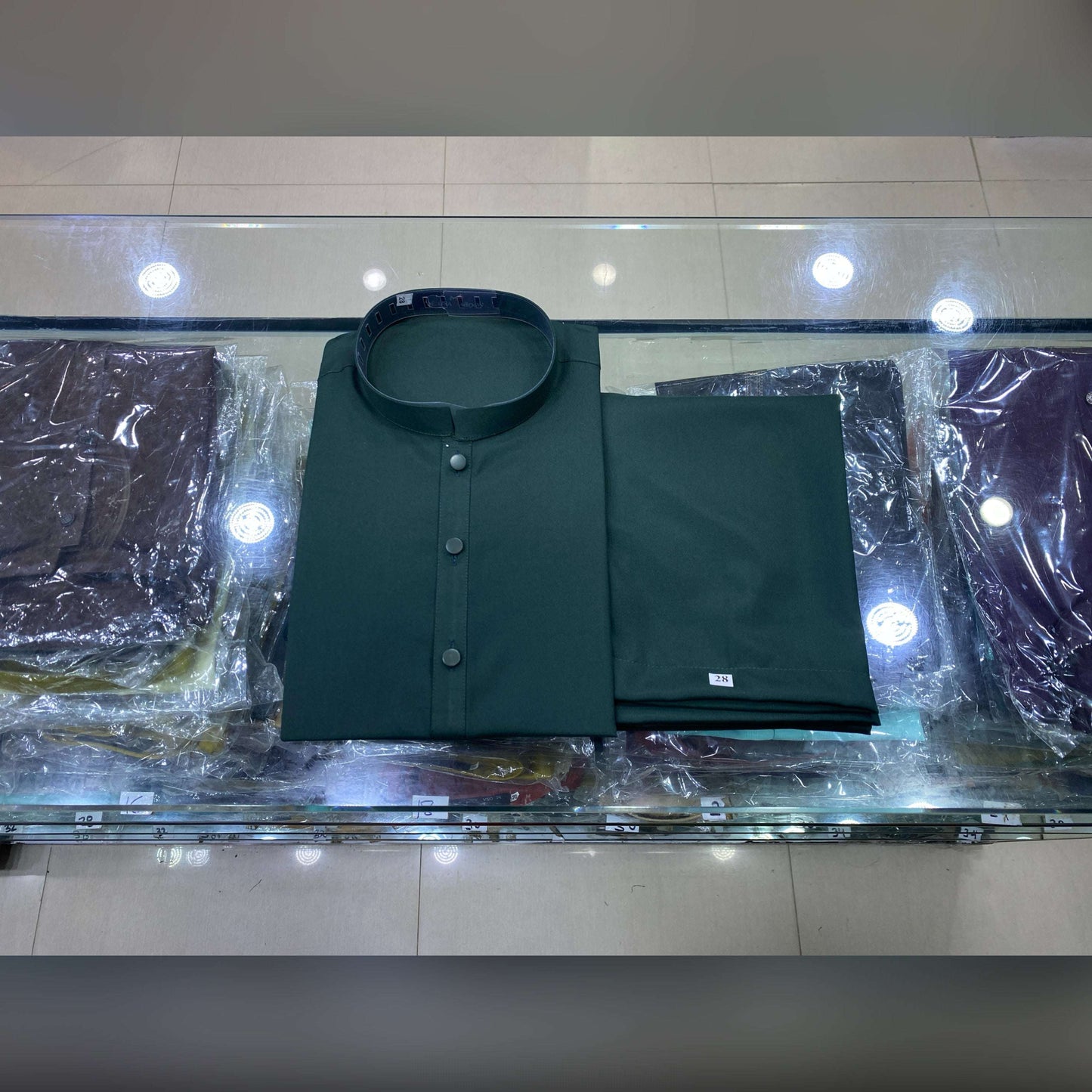 Dark Bottle Green Premium Kurta Pajama/Shalwar