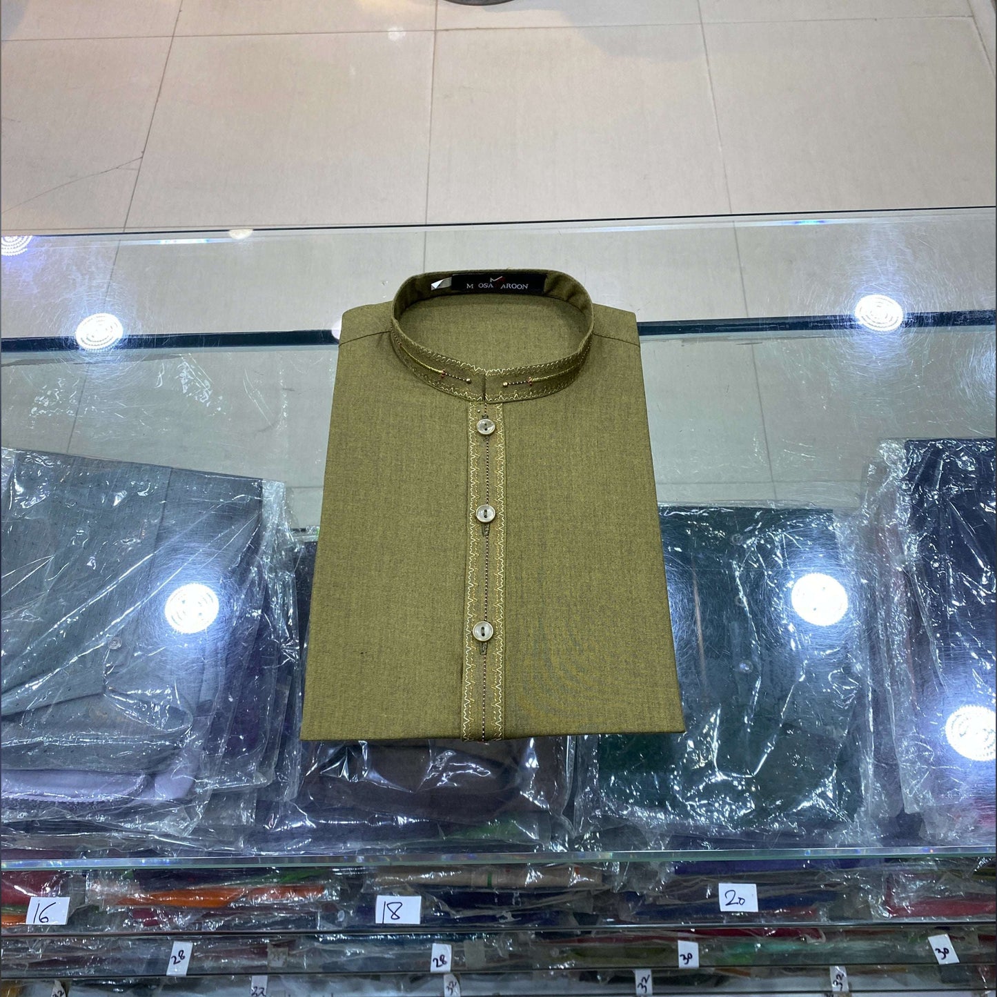 Dhaani Green Premium Kurta Pajama/Shalwar