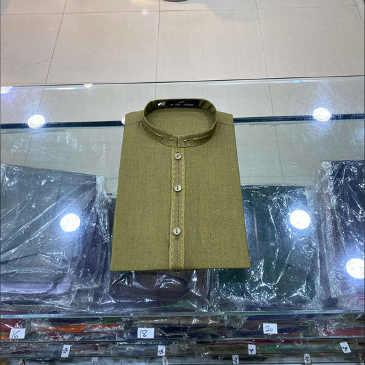Dhaani Green Premium Kurta Pajama/Shalwar