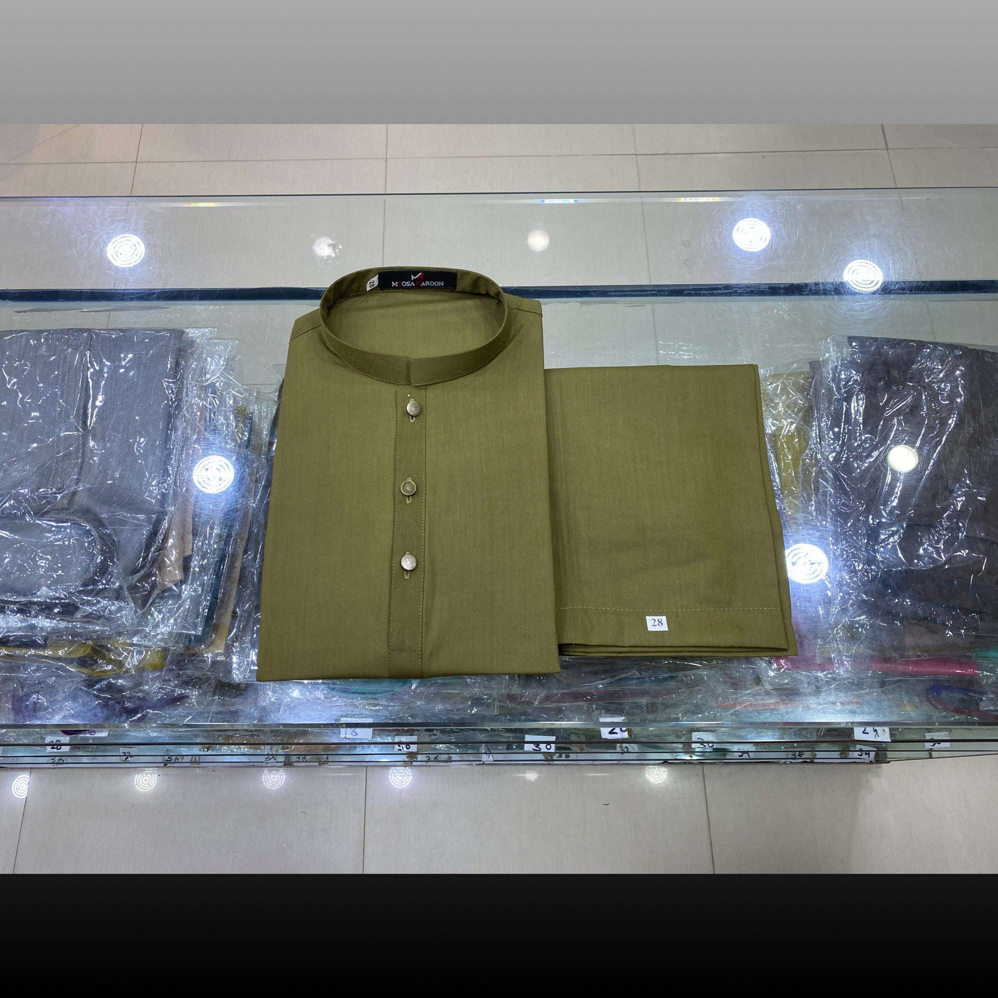 Olive Green Premium Kurta Pajama/Shalwar