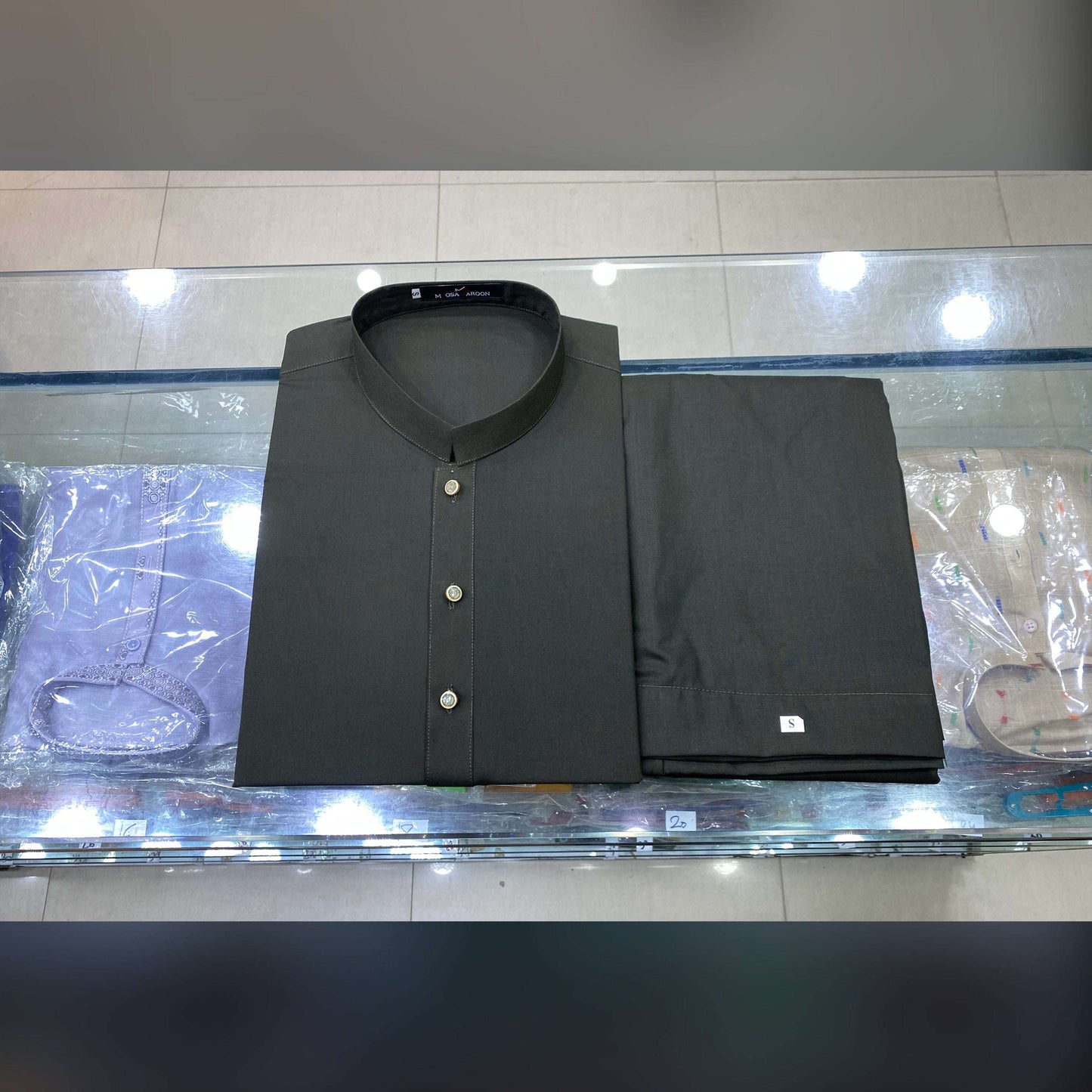 Dark Olive Green Premium Kurta Pajama/Shalwar