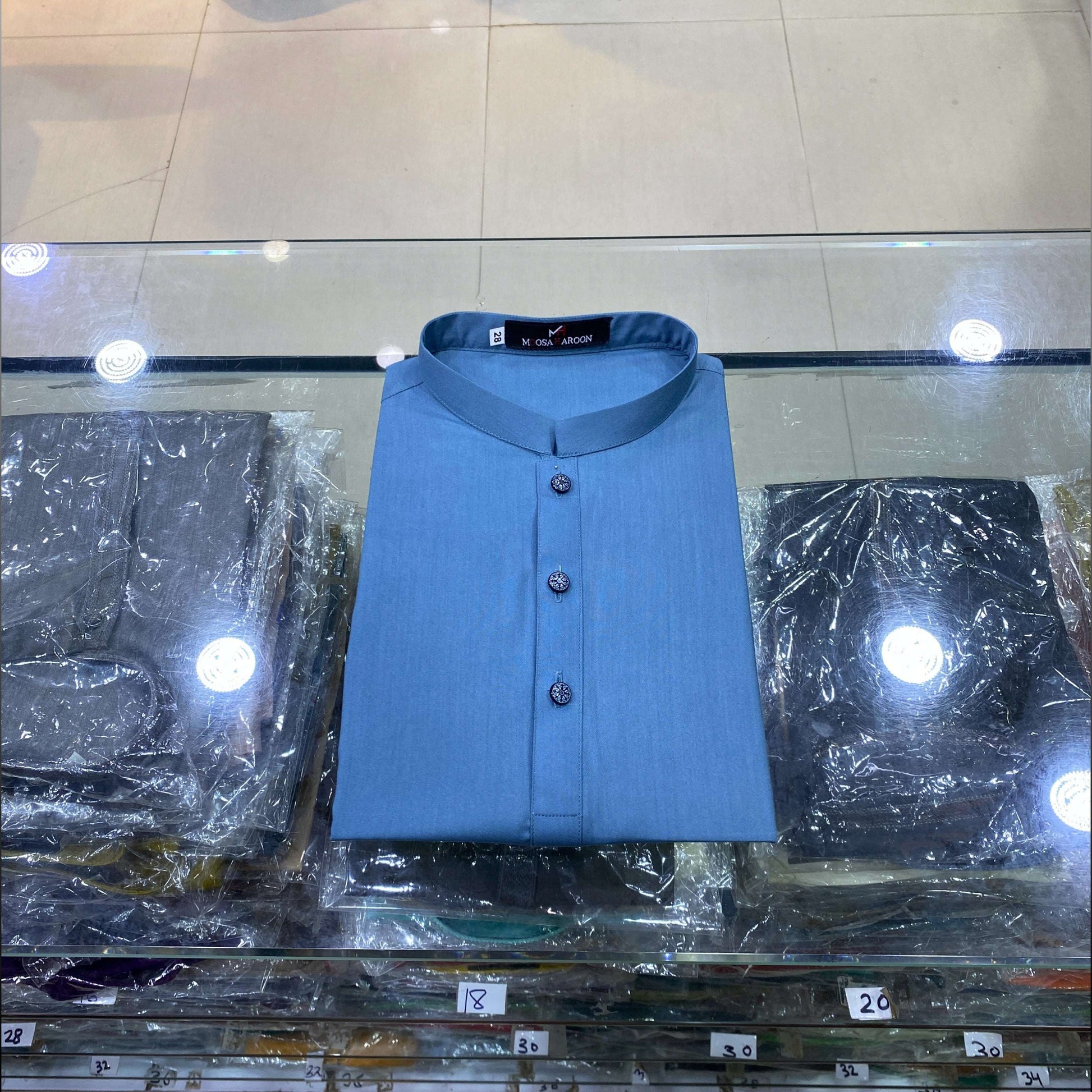 Steel Blue Premium Kurta Pajama/Shalwar