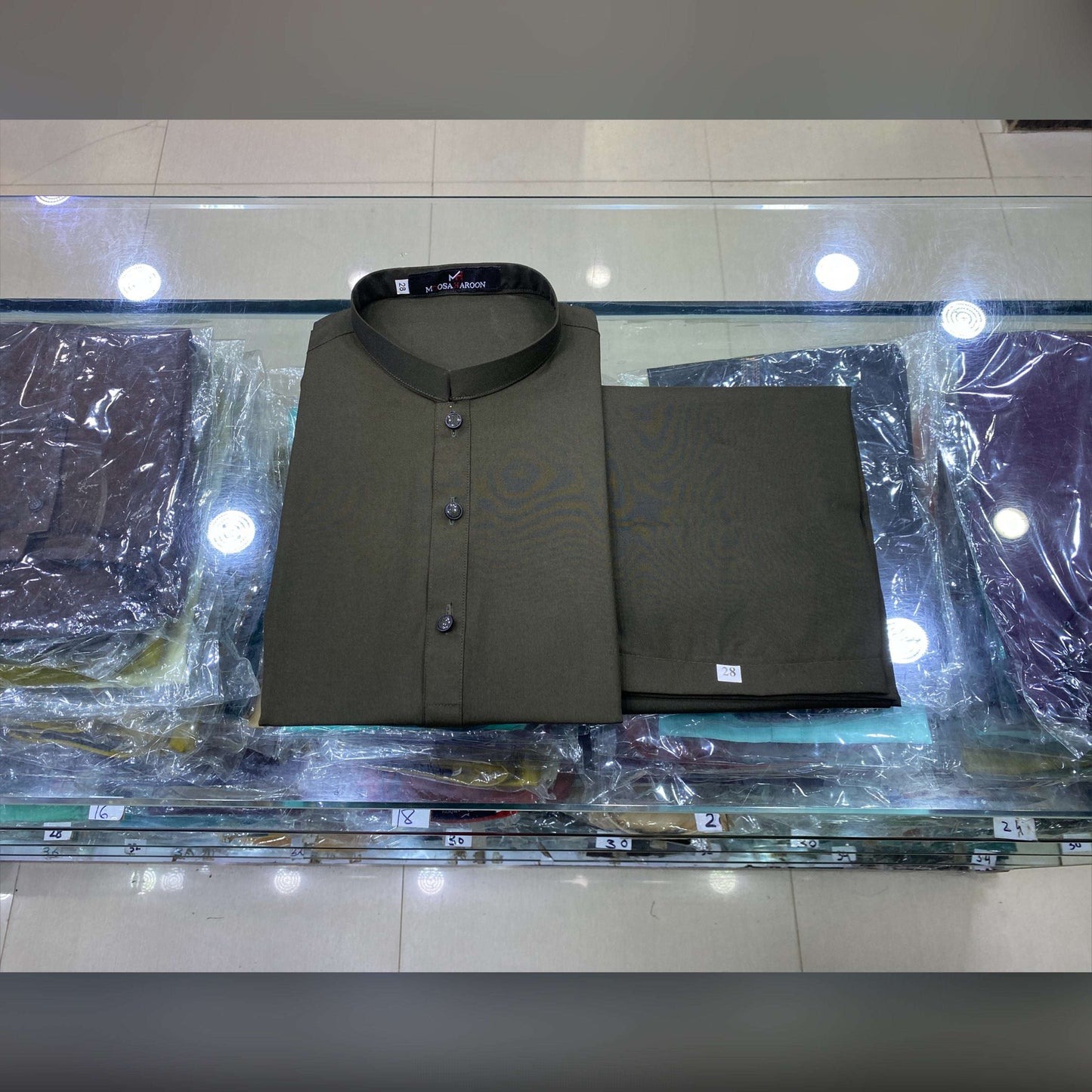 Dark Olive Green Premium Kurta Pajama/Shalwar