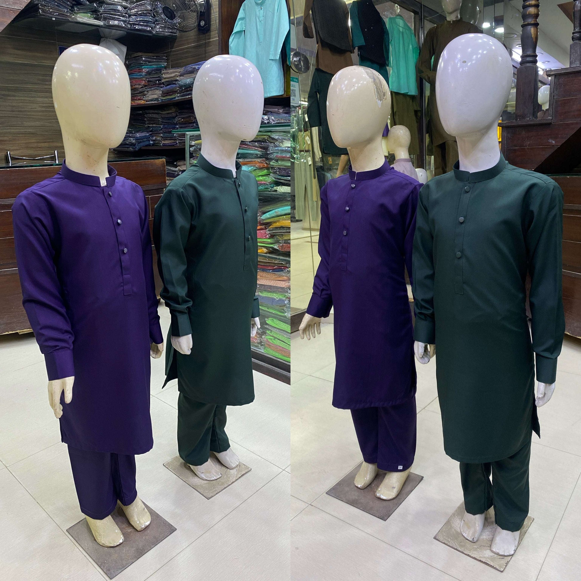 Dark Olive Green Premium Kurta Pajama/Shalwar