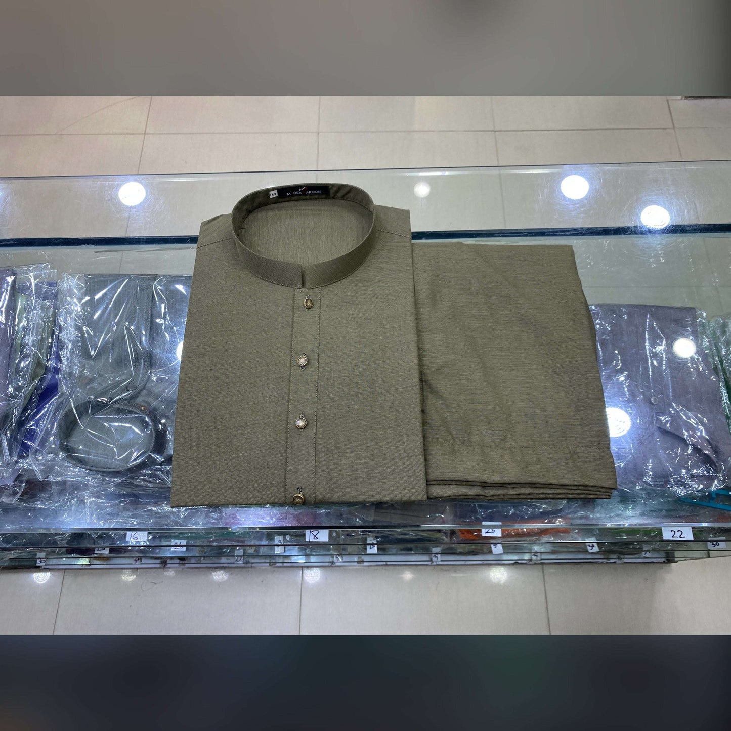 Olive Green Premium Kurta Pajama/Shalwar