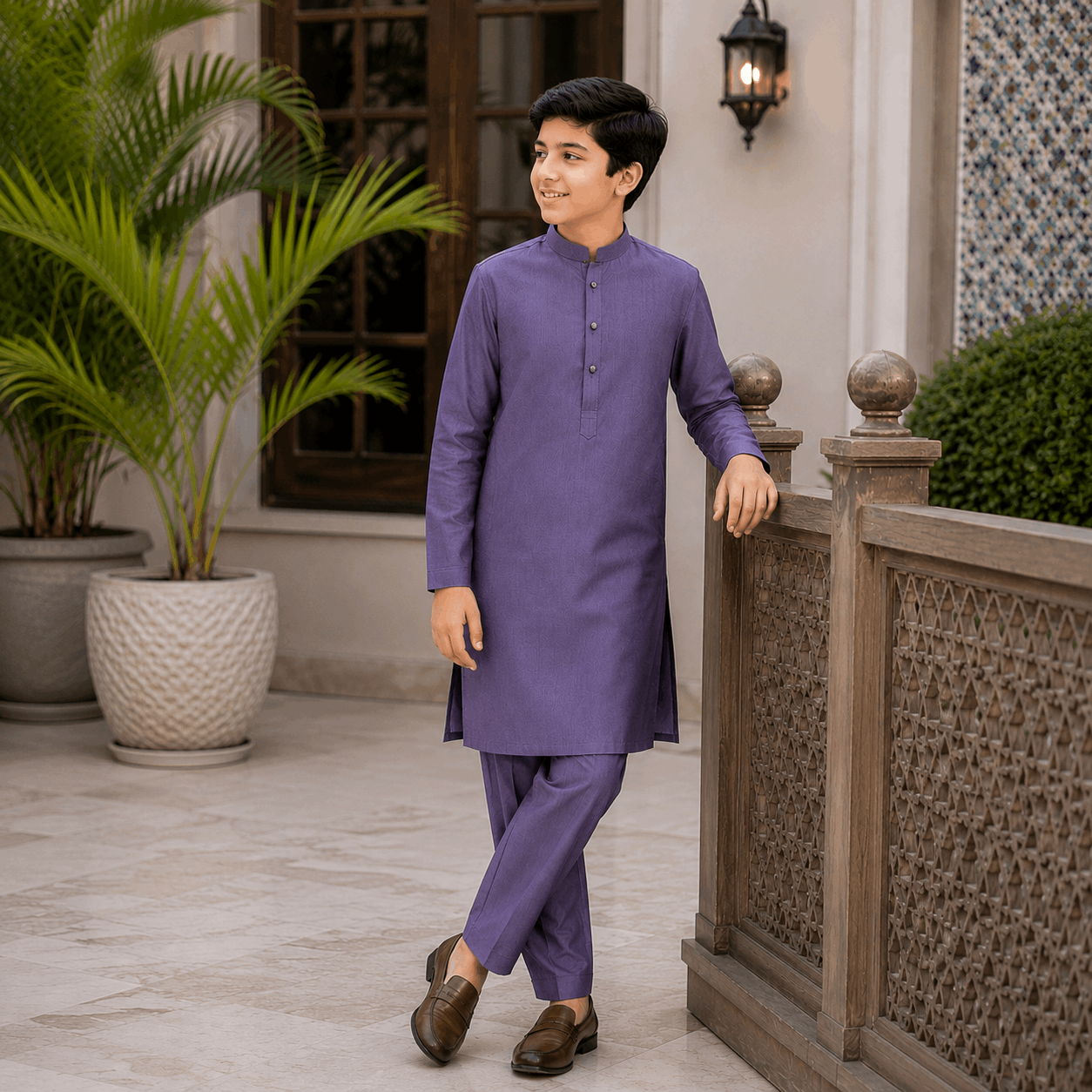 Deep Purple Premium Kurta Pajama/Shalwar