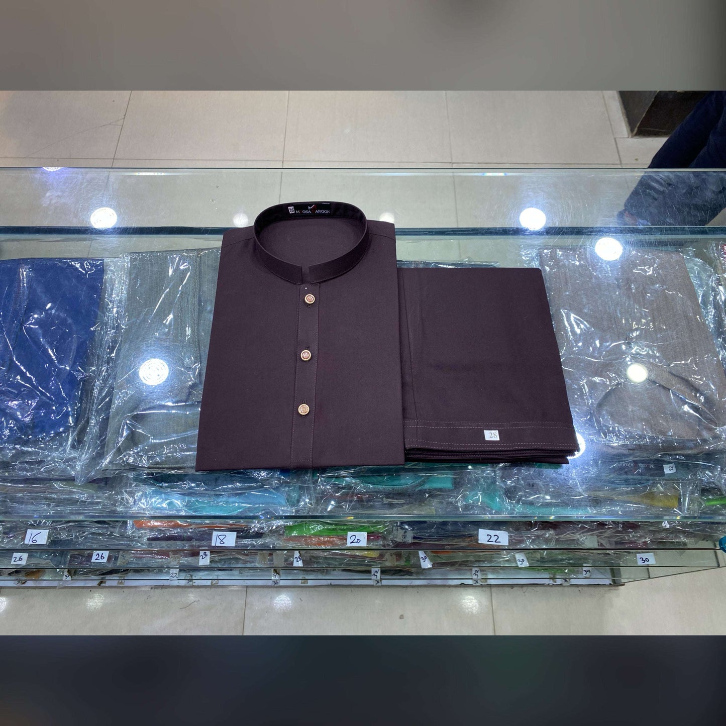 Dark Mahroon Premium Kurta Pajama/Shalwar