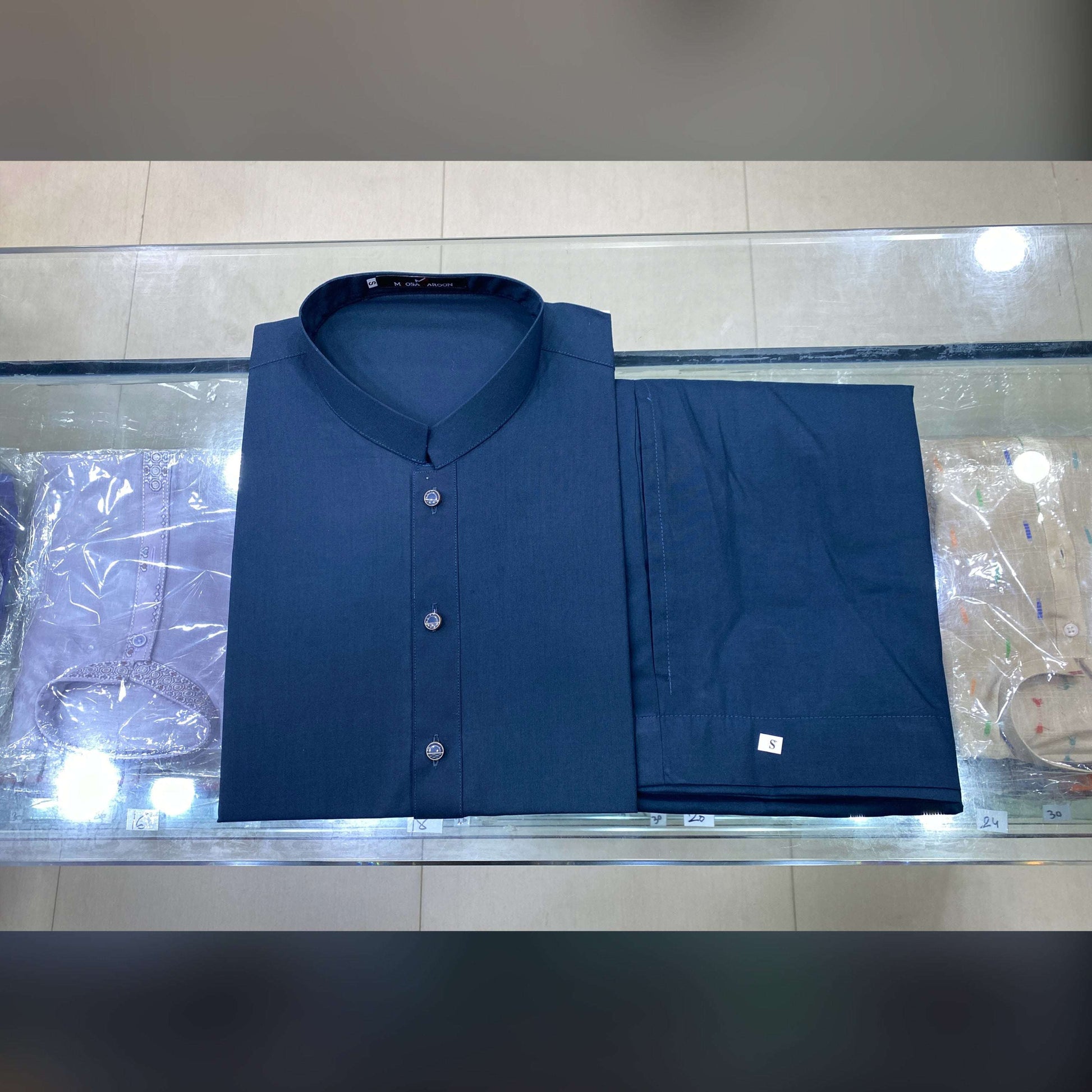 Zinc Blue Premium Kurta Pajama/Shalwar