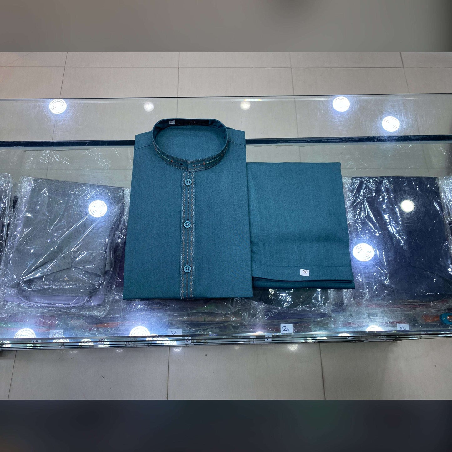 Teal Green Premium Kurta Pajama/Shalwar