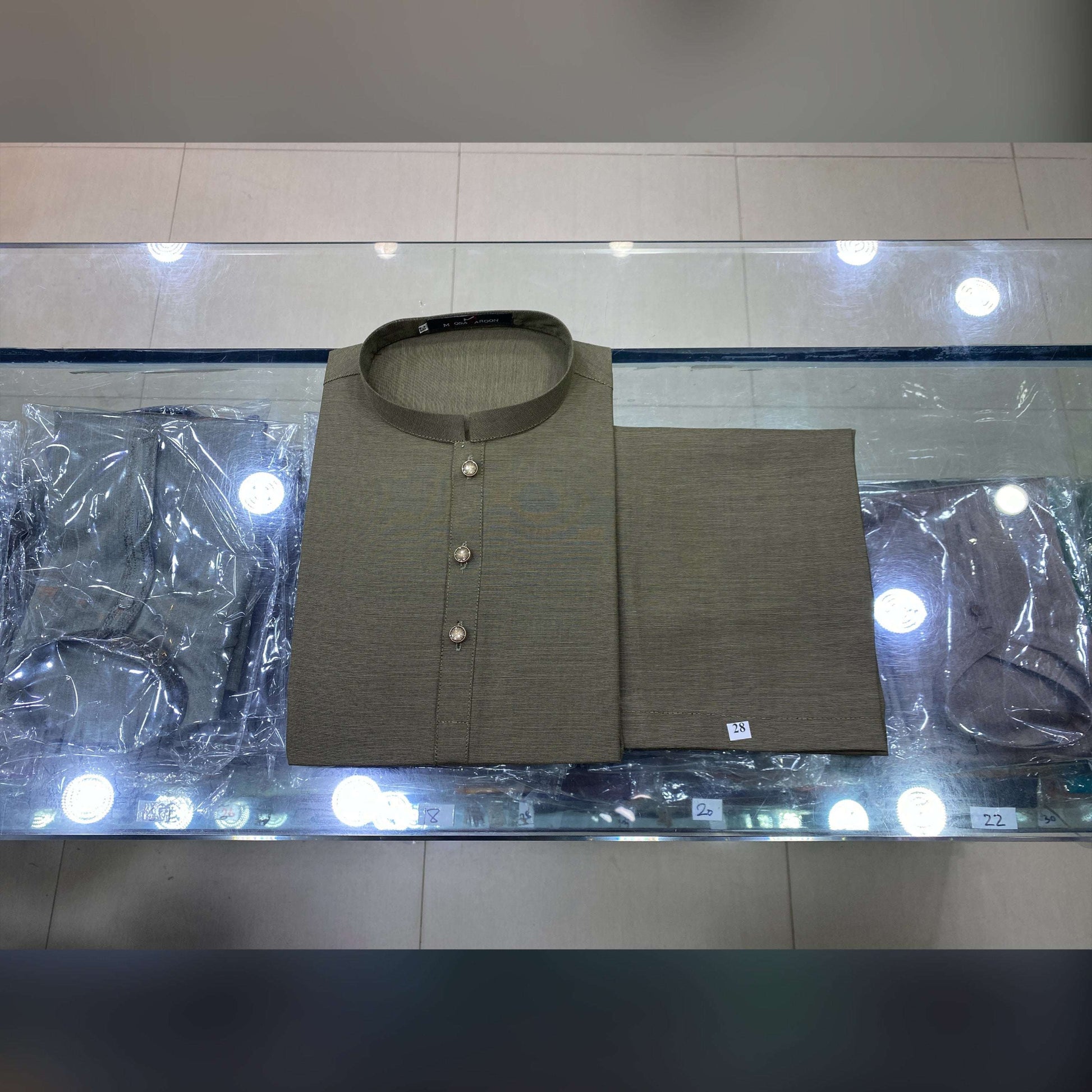 Olive Green Premium Kurta Pajama/Shalwar