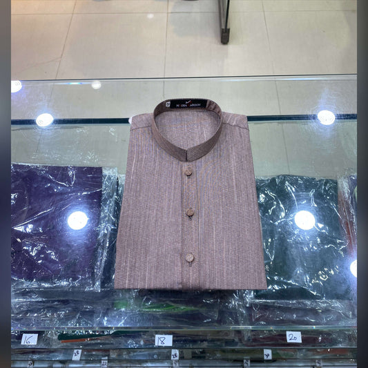 Beige Brown Premium Kurta Pajama