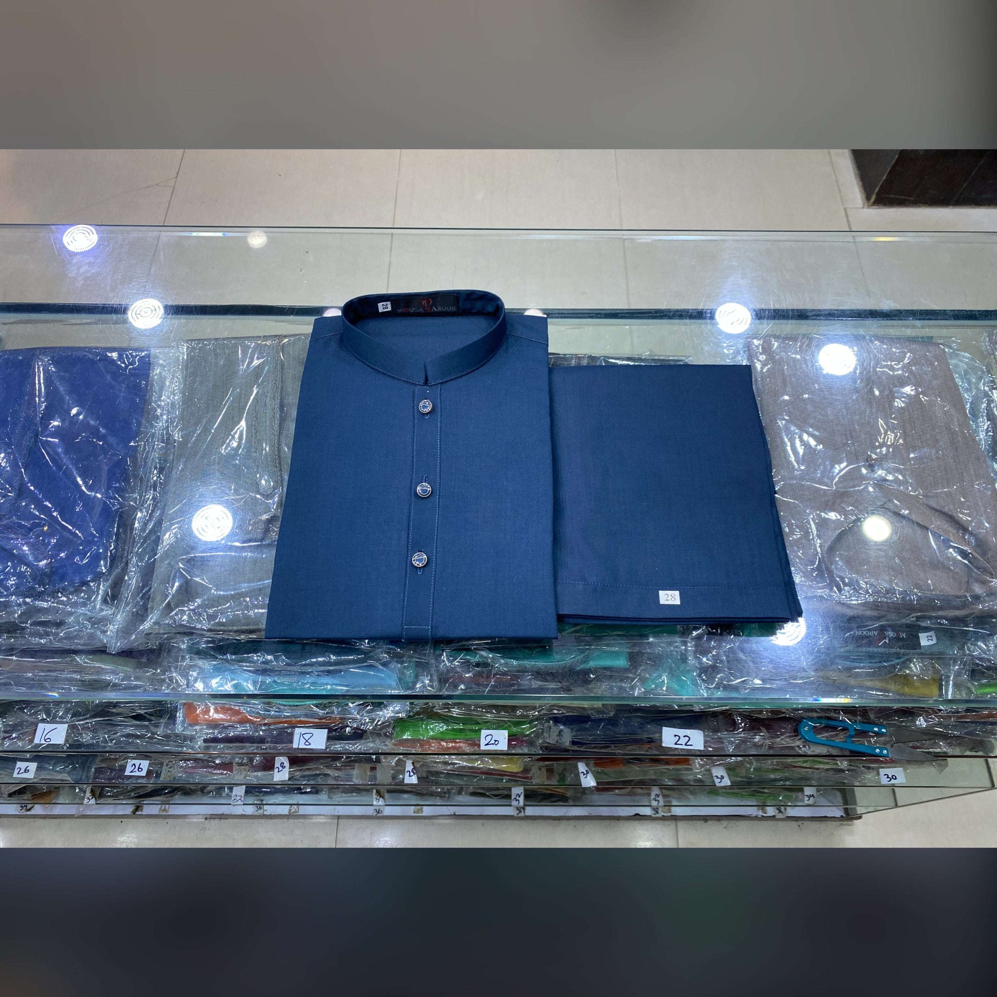 Zinc Blue Premium Kurta Pajama/Shalwar