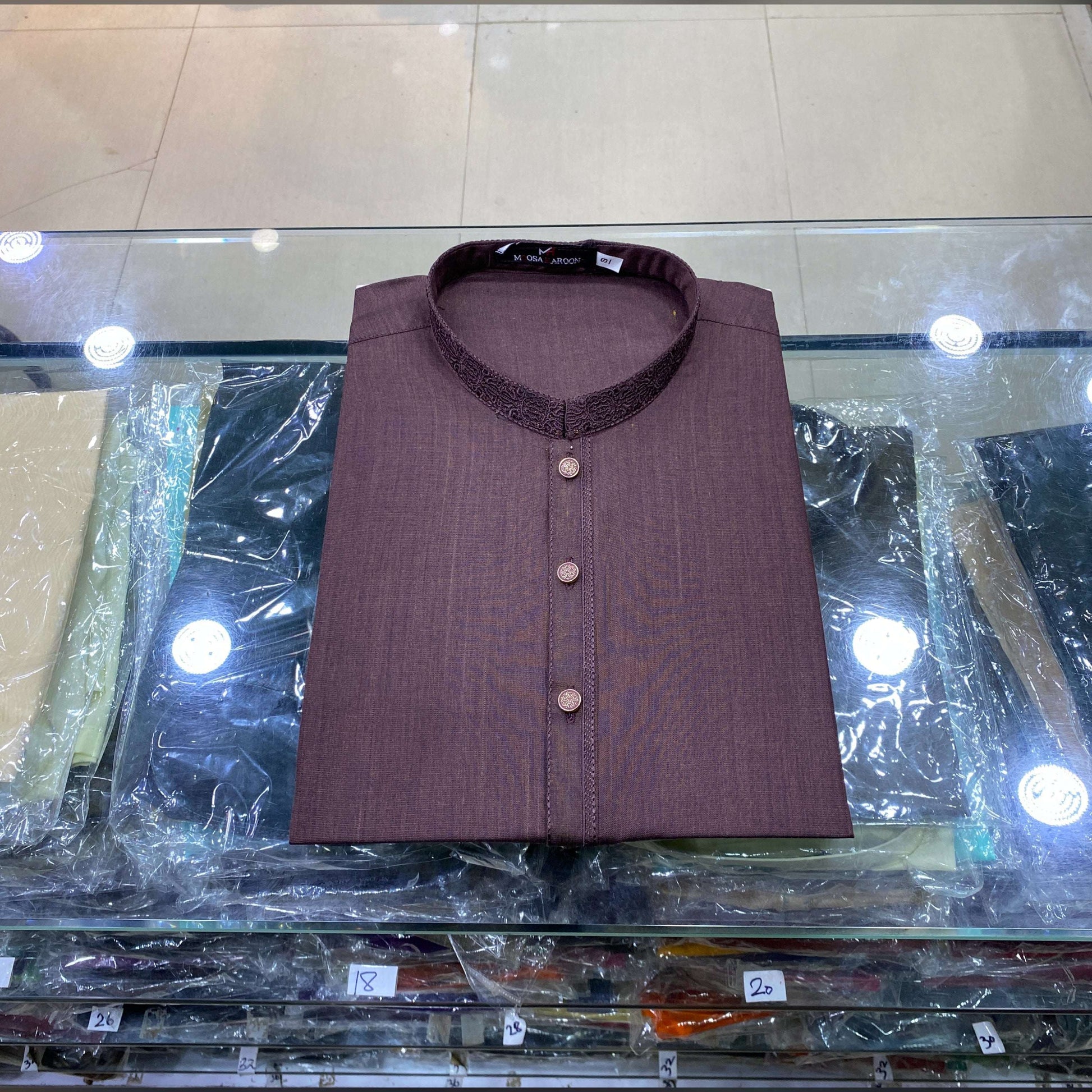 Deep Vine Embroidered Kurta Pajama/Shalwar