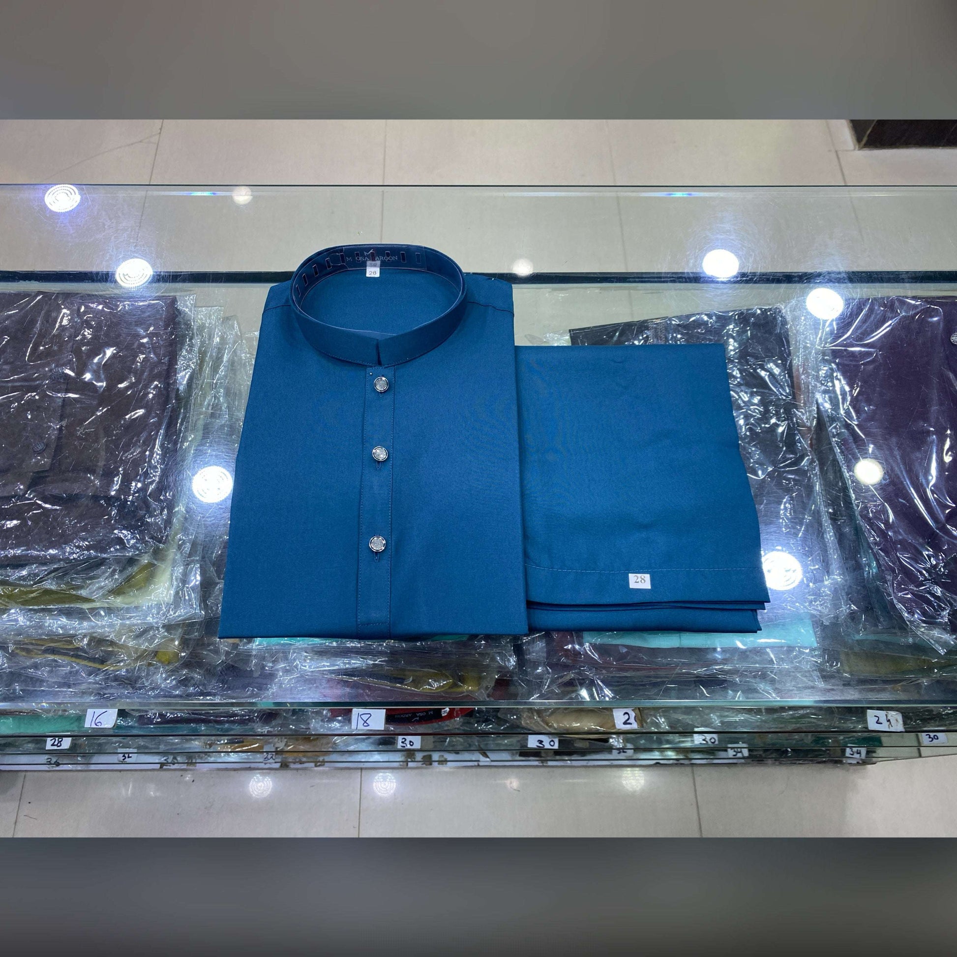 Teal Blue Premium Kurta Pajama/Shalwar