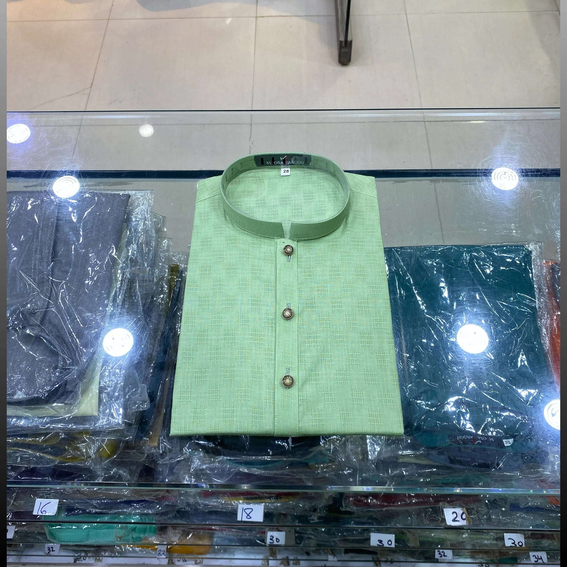 Pistachio Green Pure Cotton Kurta Pajama