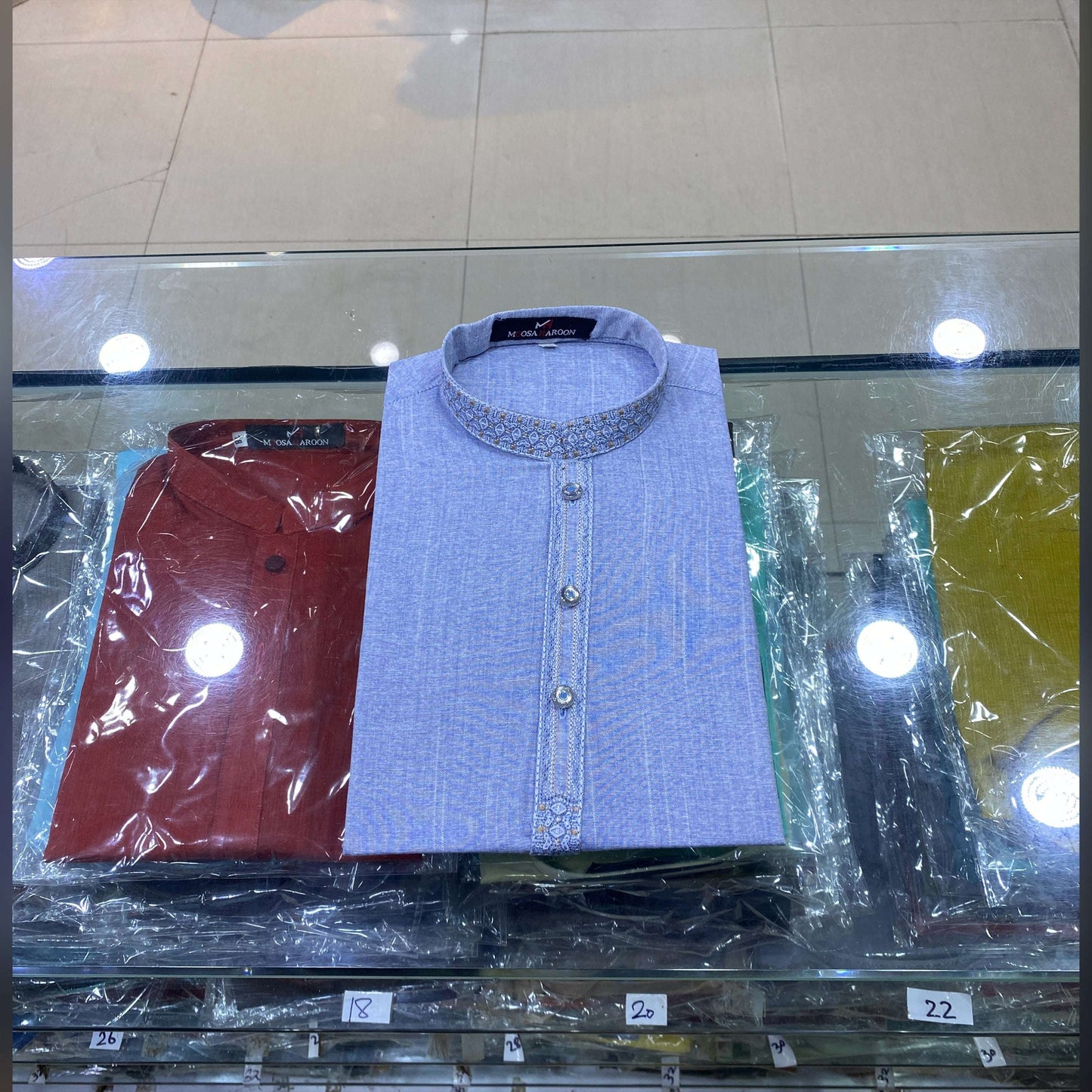 Cornflower Blue Embroidered Kurta Pajama/Shalwar