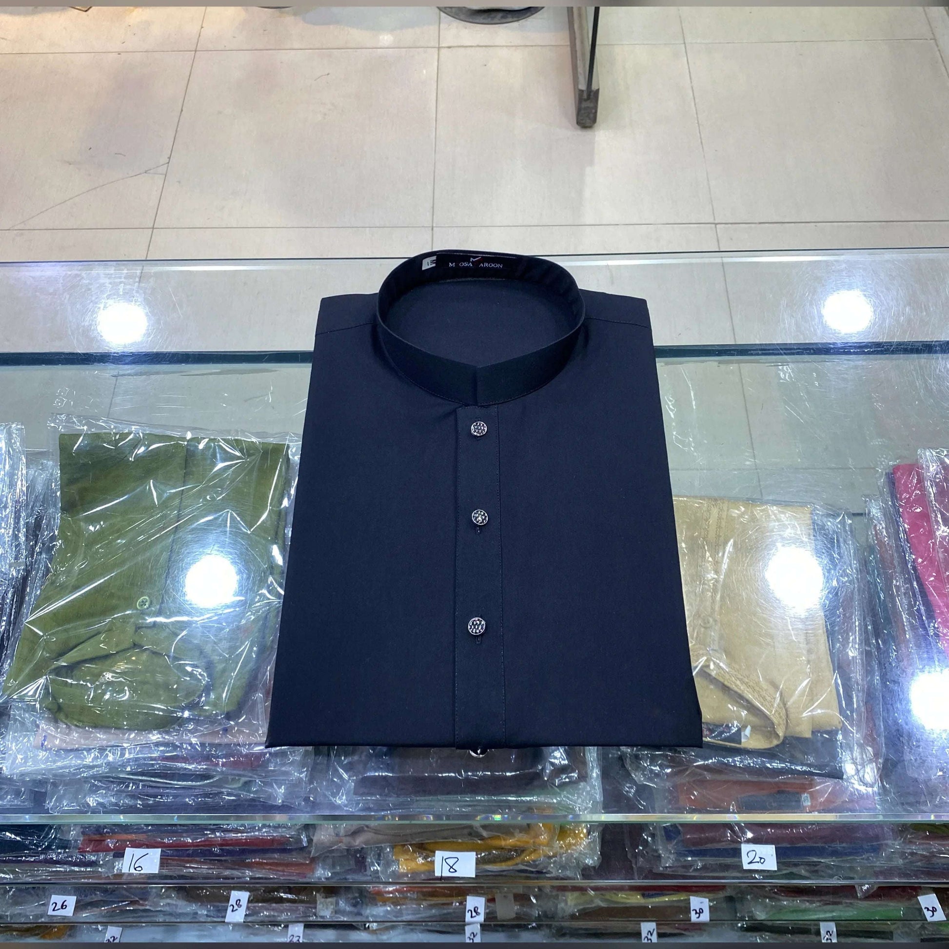 Premium Jet Black Kurta Pajama / Shalwar Kameez