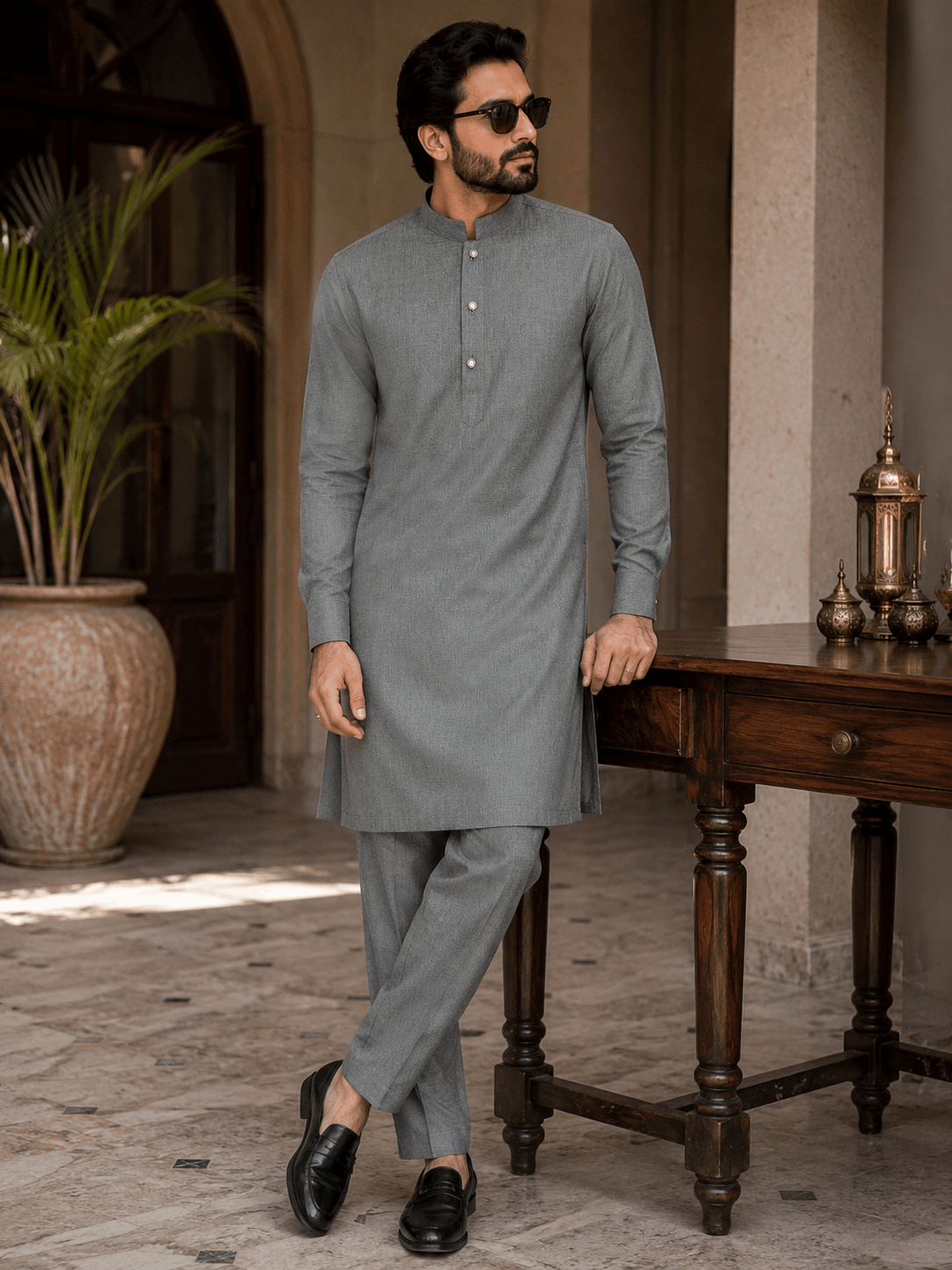 Sage Green Premium Kurta Pajama/Shalwar