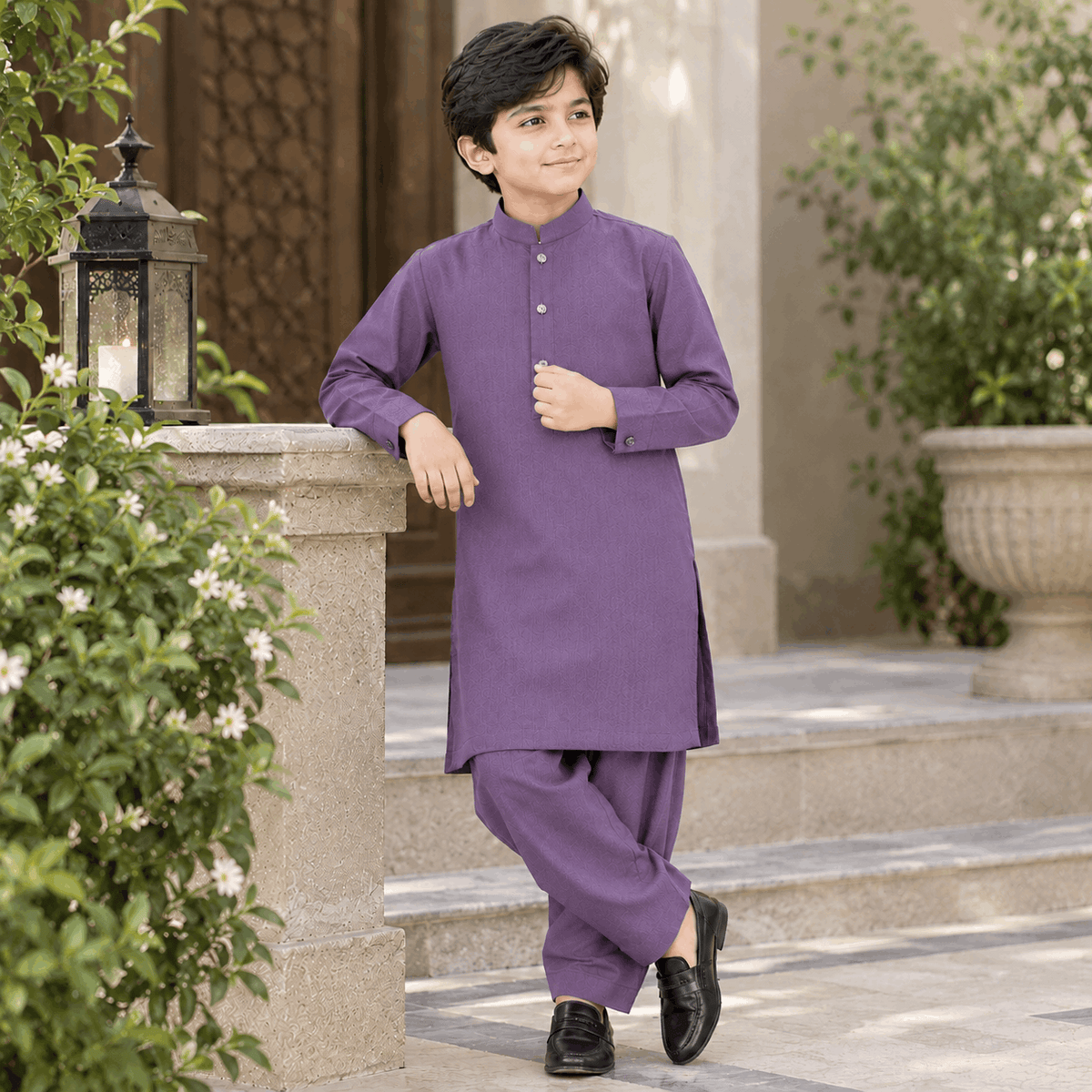 Dusty Purple Premium Kurta Shalwar