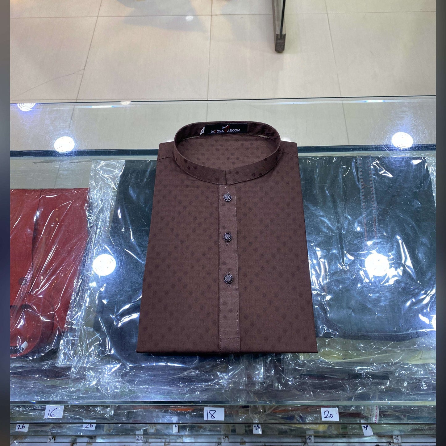 Dark Brown Pure Cotton Kurta Pajama