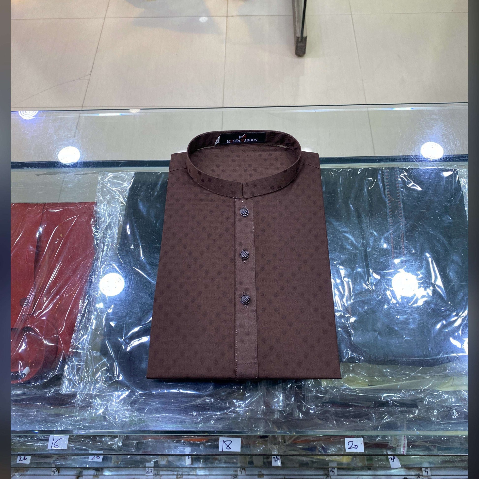 Dark Brown Pure Cotton Kurta Pajama