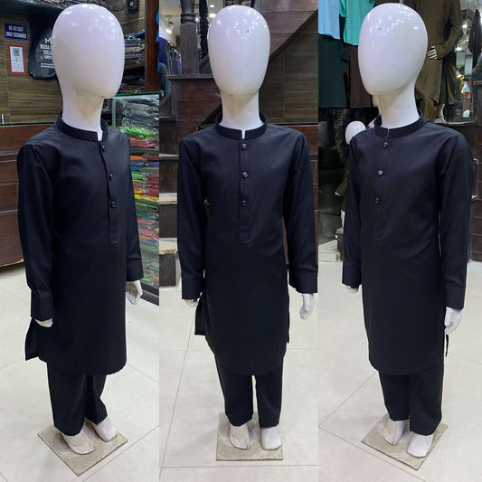 Jet Black Premium Kurta Pajama