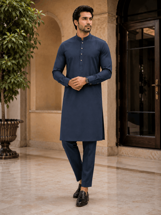 Slate Grey Premium Kurta Pajama/Shalwar