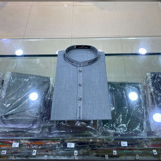 Steel Grey Premium Kurta Pajama/Shalwar