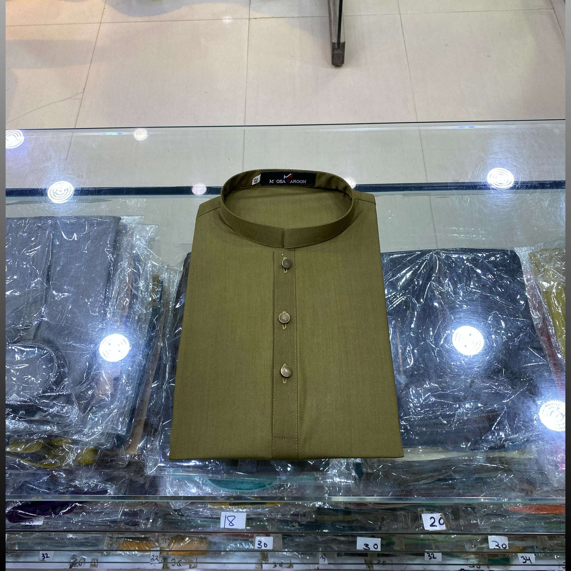 Olive Green Premium Kurta Pajama/Shalwar
