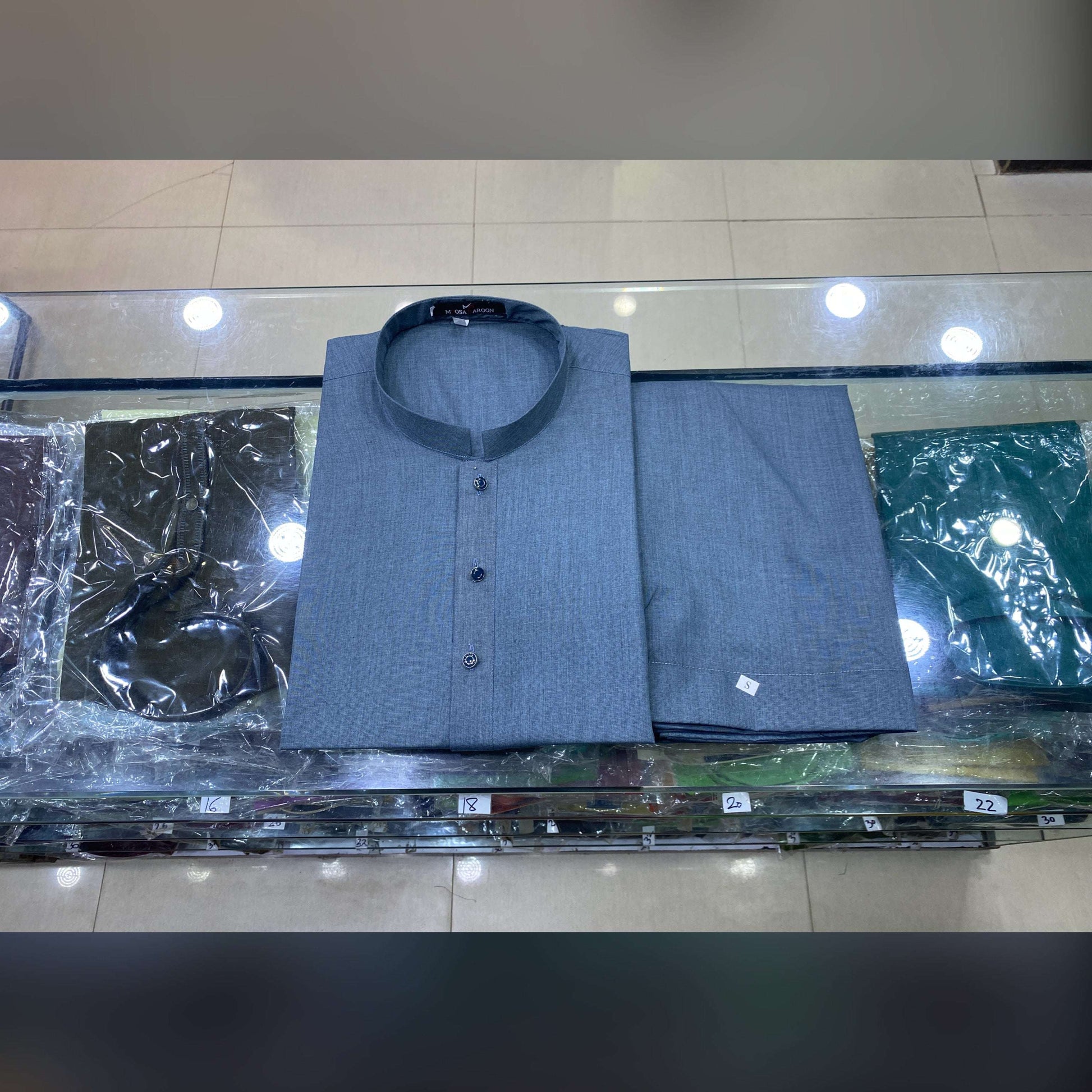 Denim Blue Premium Kurta Pajama/Shalwar