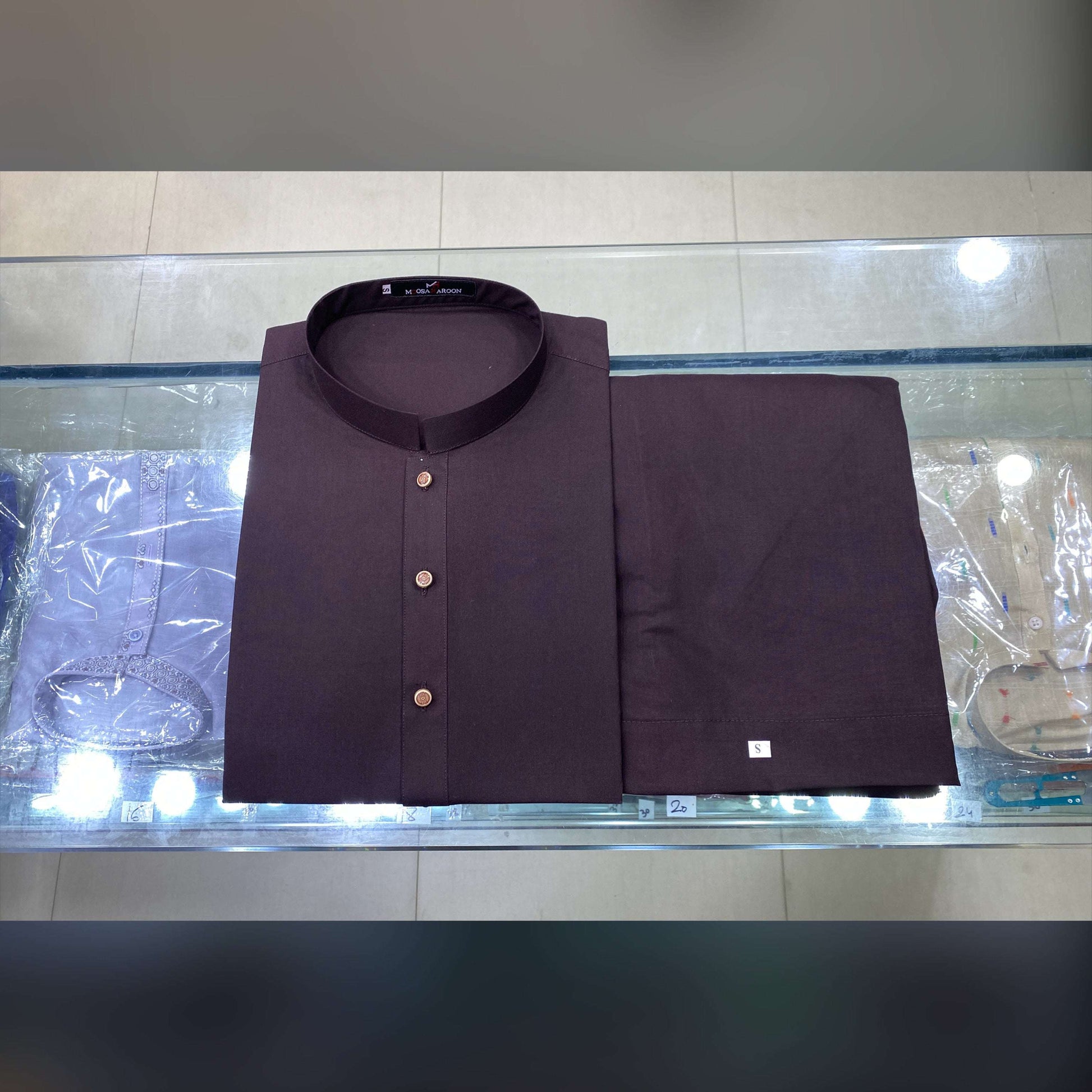 Dark Maroon Premium Kurta Pajama/Shalwar